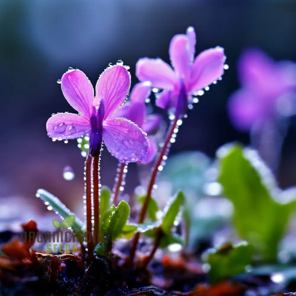 Pinguicula (Purple Butterwort) Carnivorous Plant Seeds – Unique Insect-Catching Flower Seeds for Gardening - Image 4