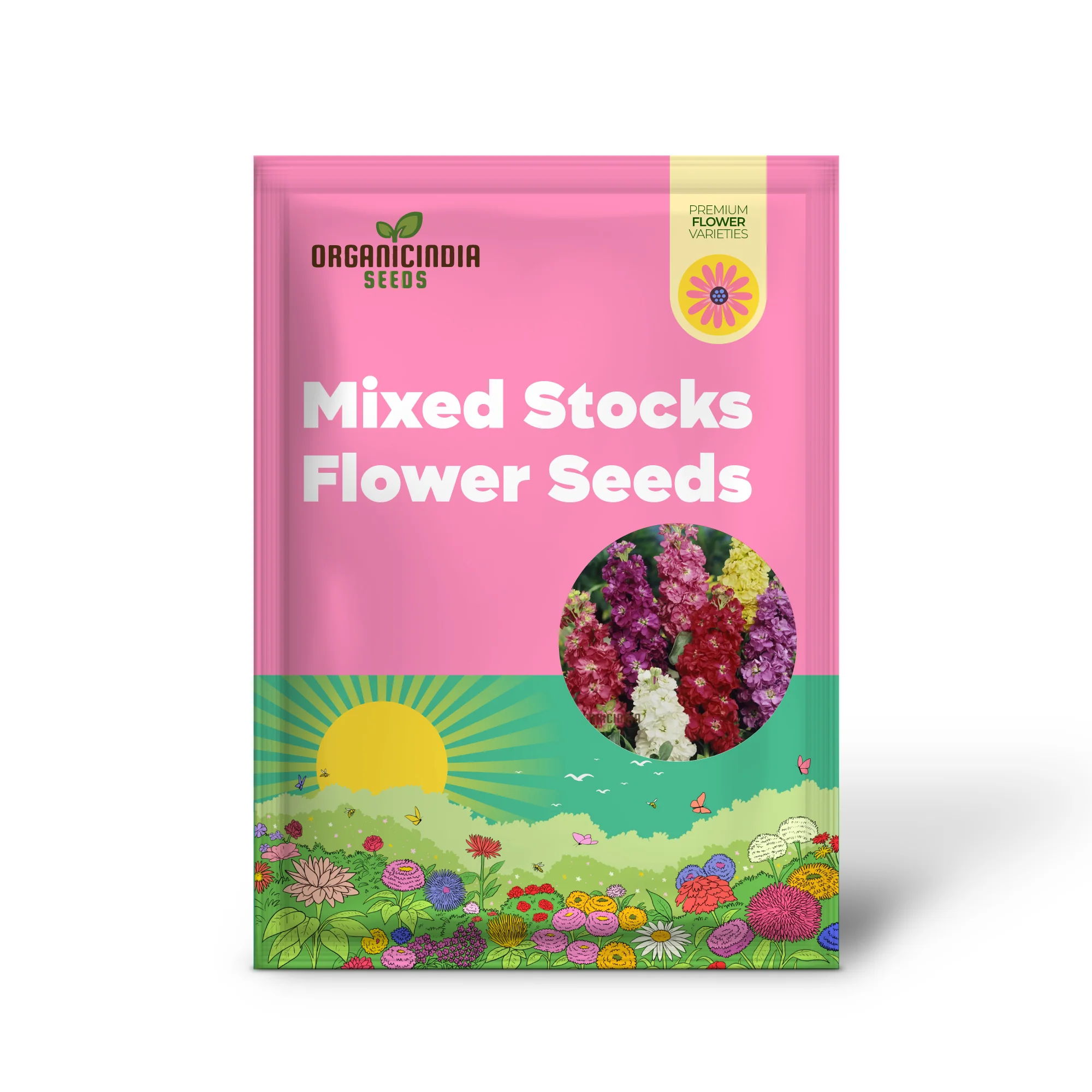 Mixed Stocks Flower Seeds, Perfect for Gardening Enthusiasts Premium Quality Seeds - Image 2