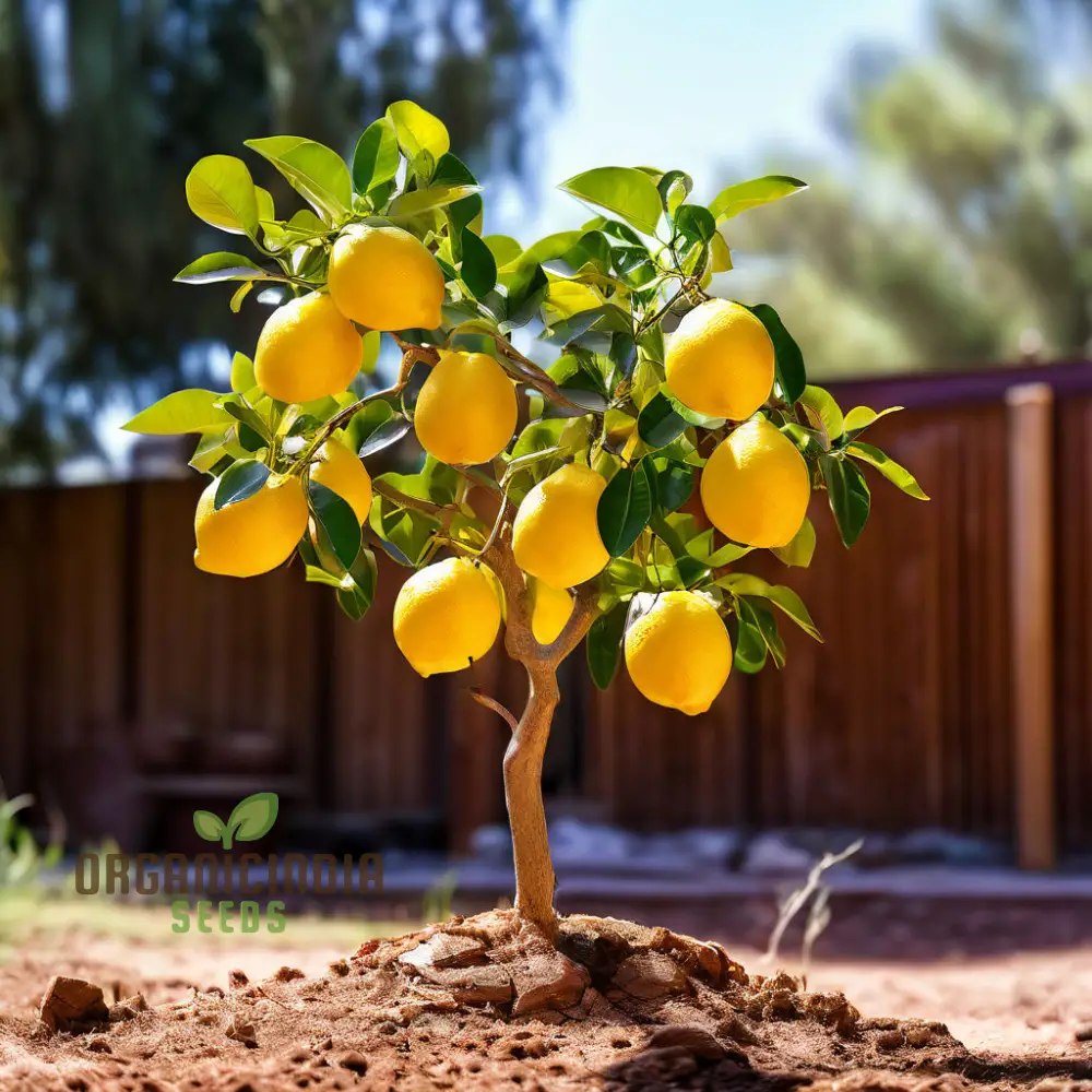 Ponderosa Lemon Tree Seeds for Planting, Cultivate Your Garden with Fresh Citrus Fruit Seeds