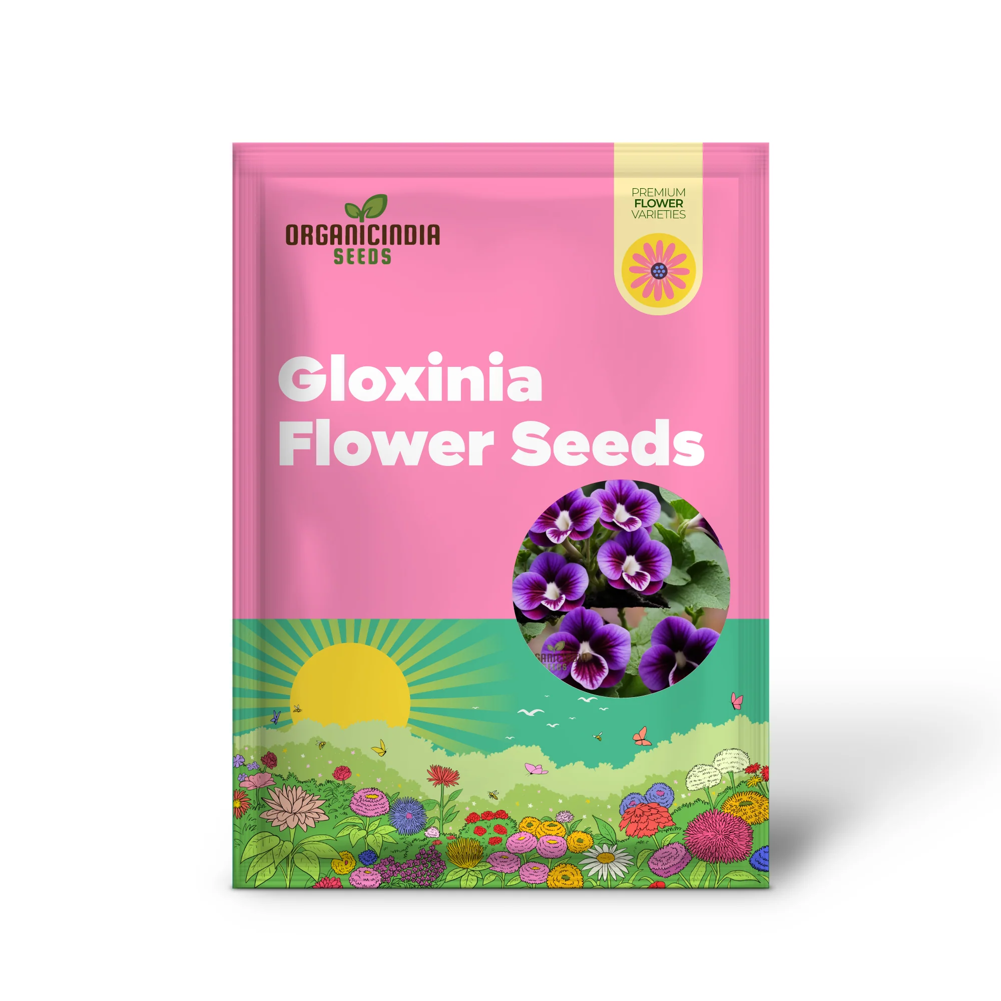 Violet Gloxinia Flower Seeds for Planting Elevate Your Gardening Experience with Exquisite, Bell-shaped Blooms - Image 2