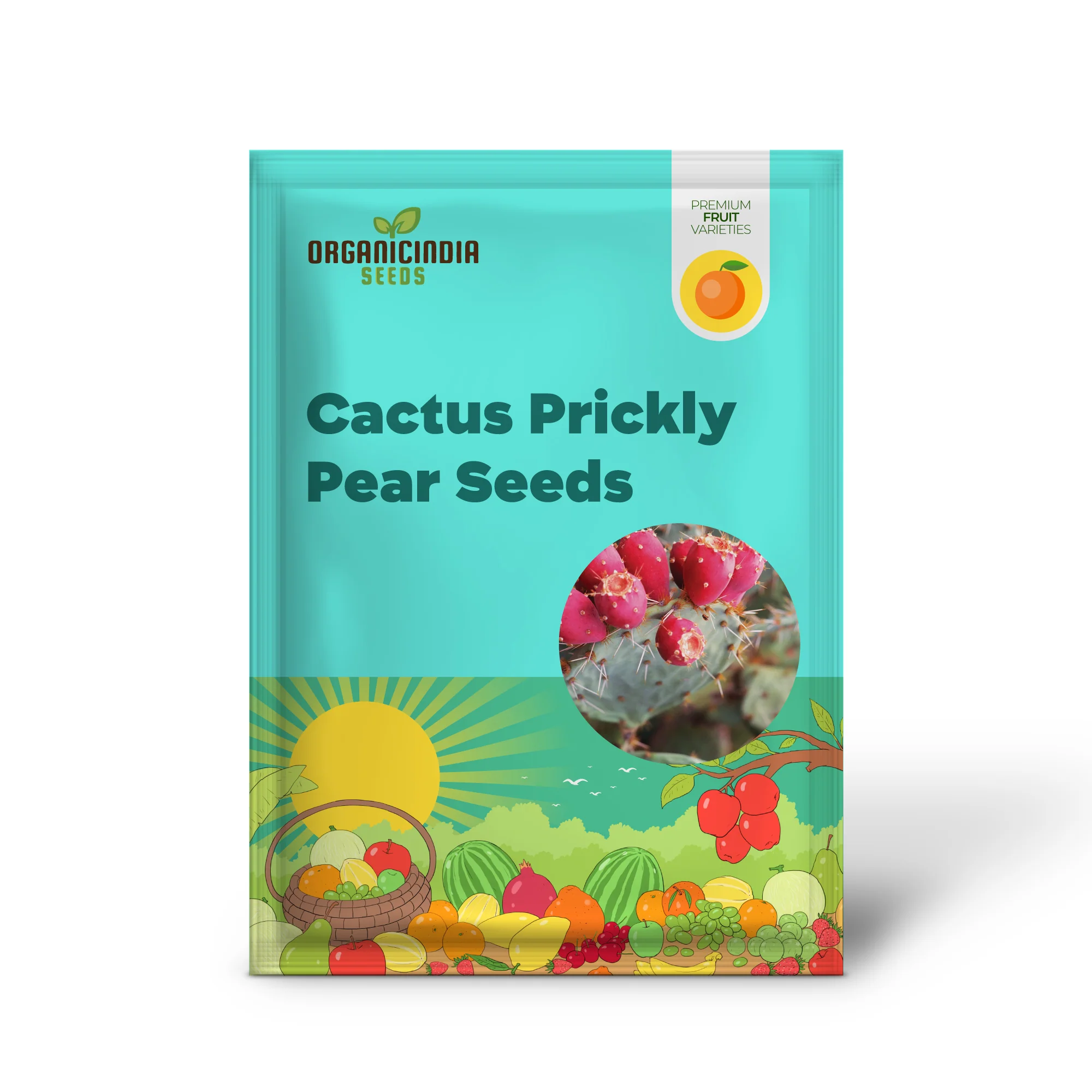 20 Red Cactus Prickly Pear Seeds | Opuntia Ficus Indica Indian Fig Sabras Fruit | Unique Edible Cactus Seeds - Image 2