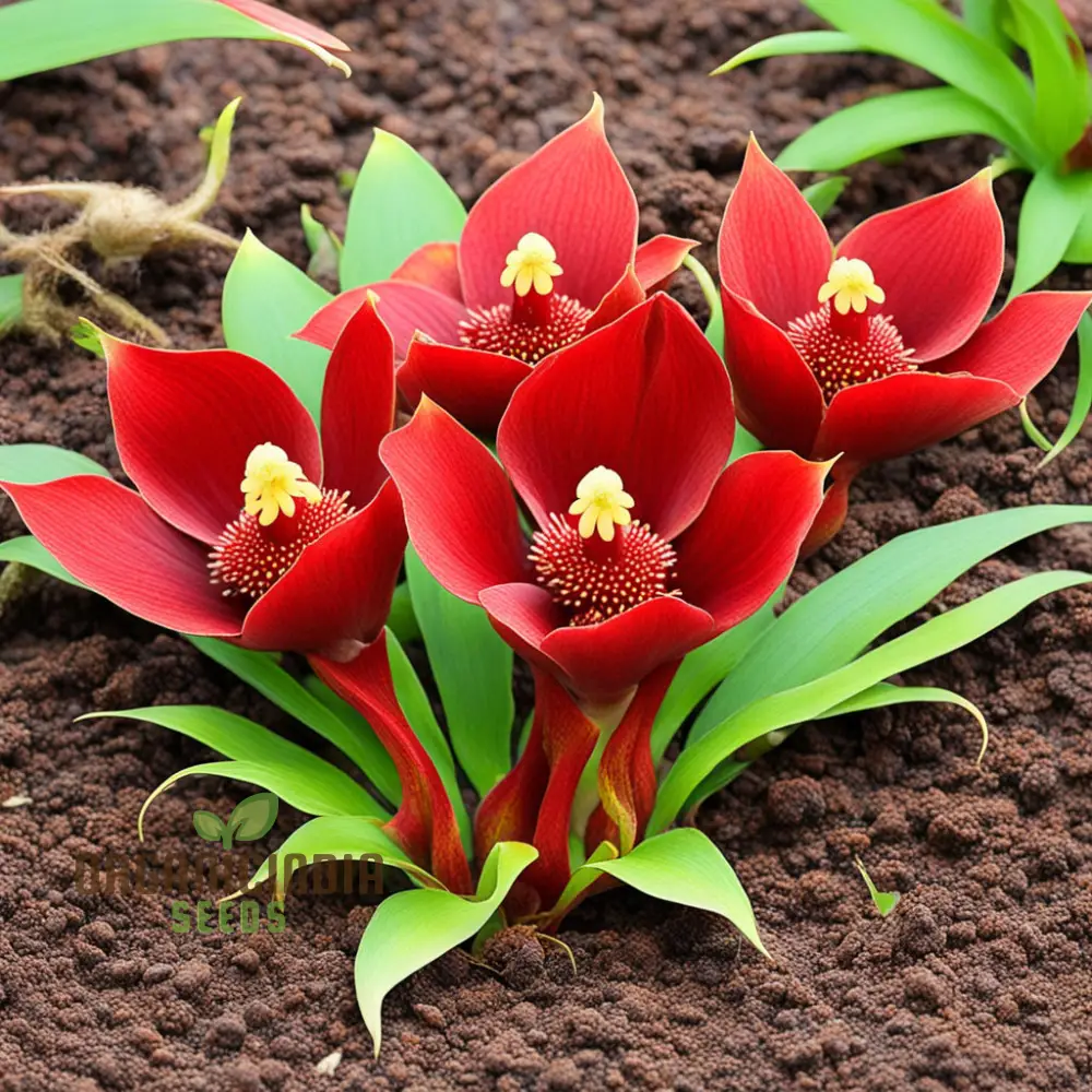 Red Tigridia Pavonia Flower Seeds, Exotic Garden Blooms with Easy-to-Grow Flower Seeds for Planting