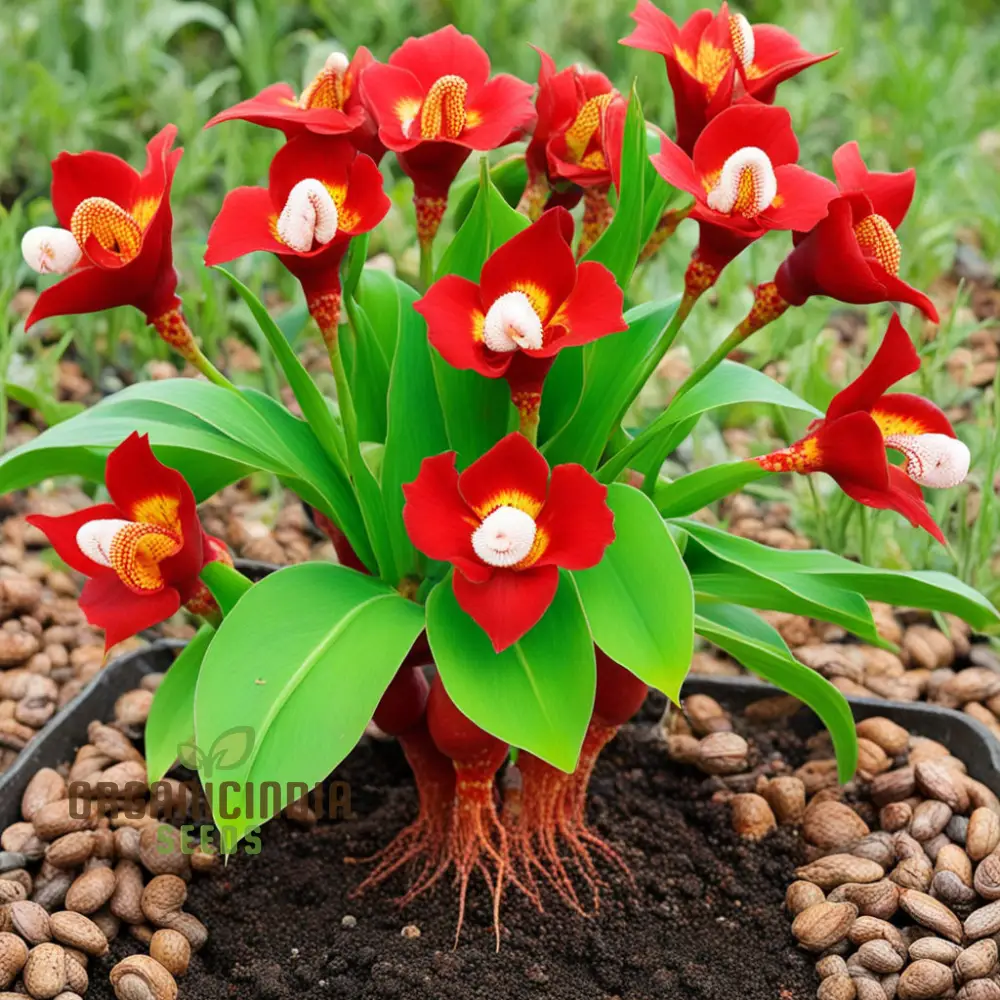 Red Tigridia Pavonia Flower Seeds, Exotic Garden Blooms with Easy-to-Grow Flower Seeds for Planting - Image 3