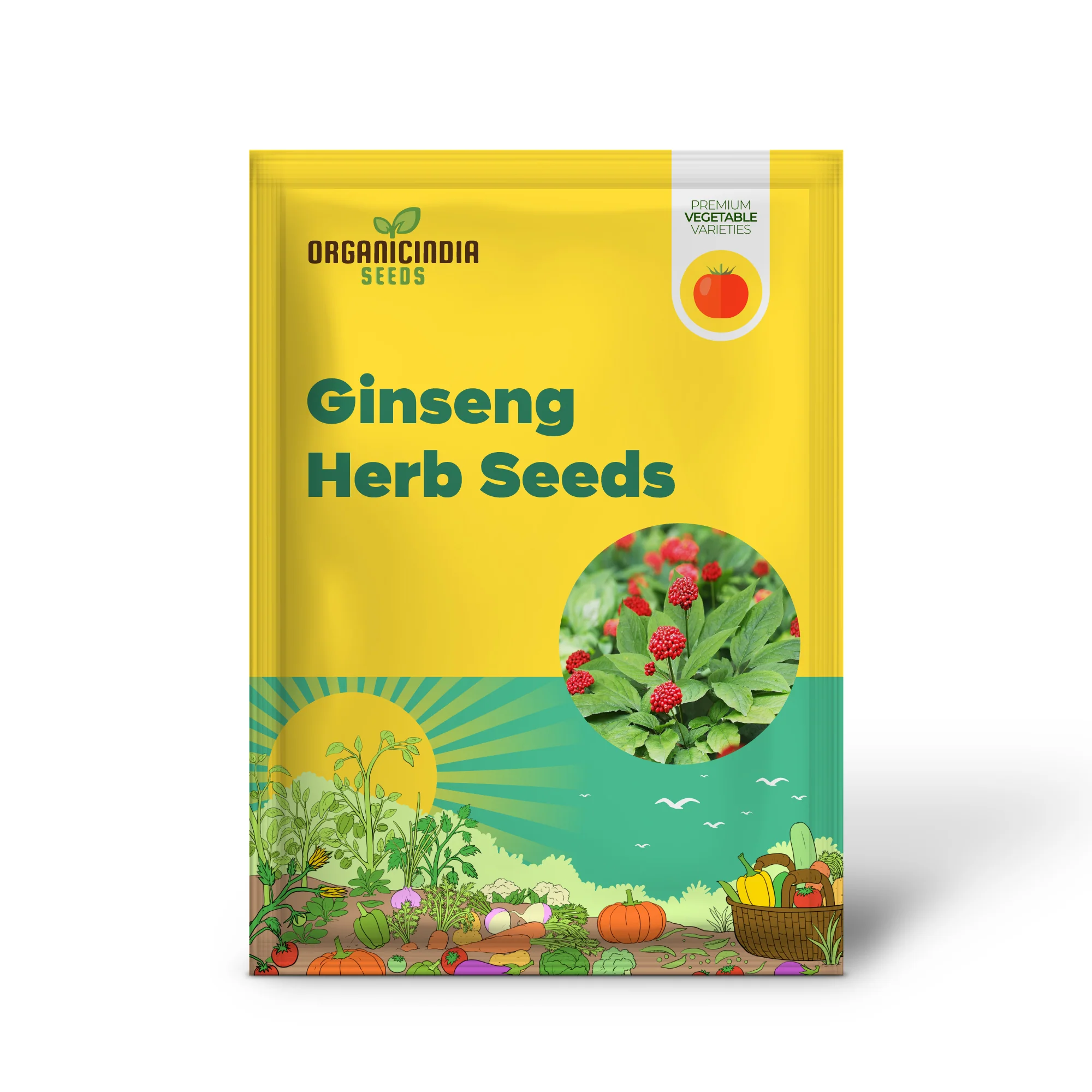 American Ginseng Herb Seeds for Planting, Panax Quinquefolius - Image 2