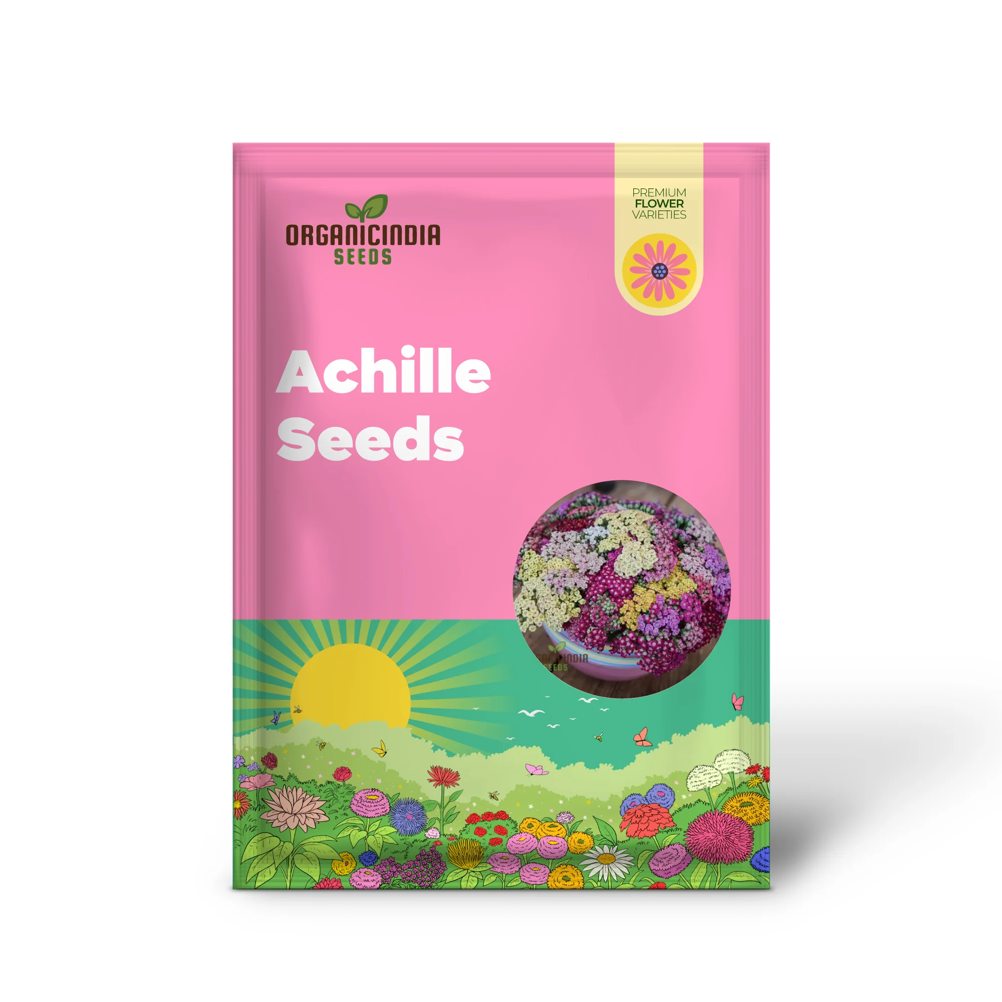 Achillea Flowerburst Fruit Bowl Mixed Seeds - Grow a Colorful and Vibrant Mix of Achillea Flowers in Your Garden - Image 2
