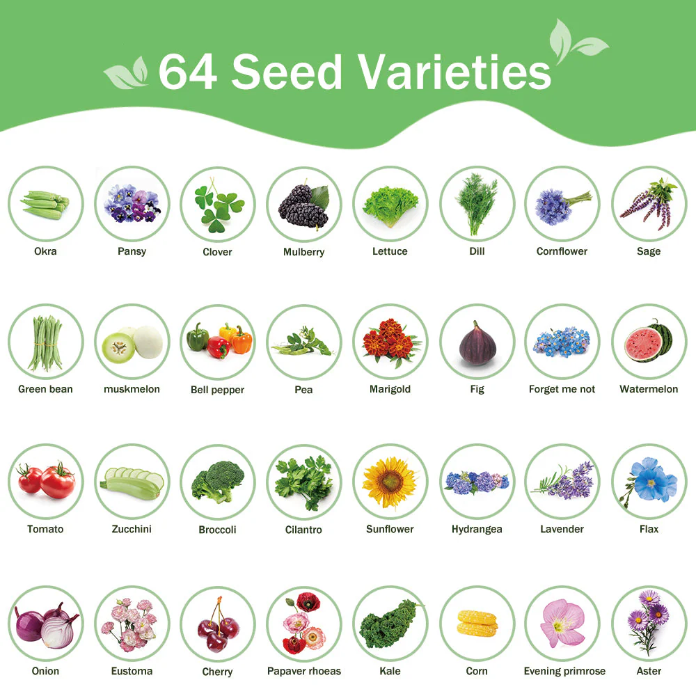 All-in-One Garden Seed Bank β 64 Seed Varieties (Flowers, Herbs, Vegetables, Fruits) - Image 4