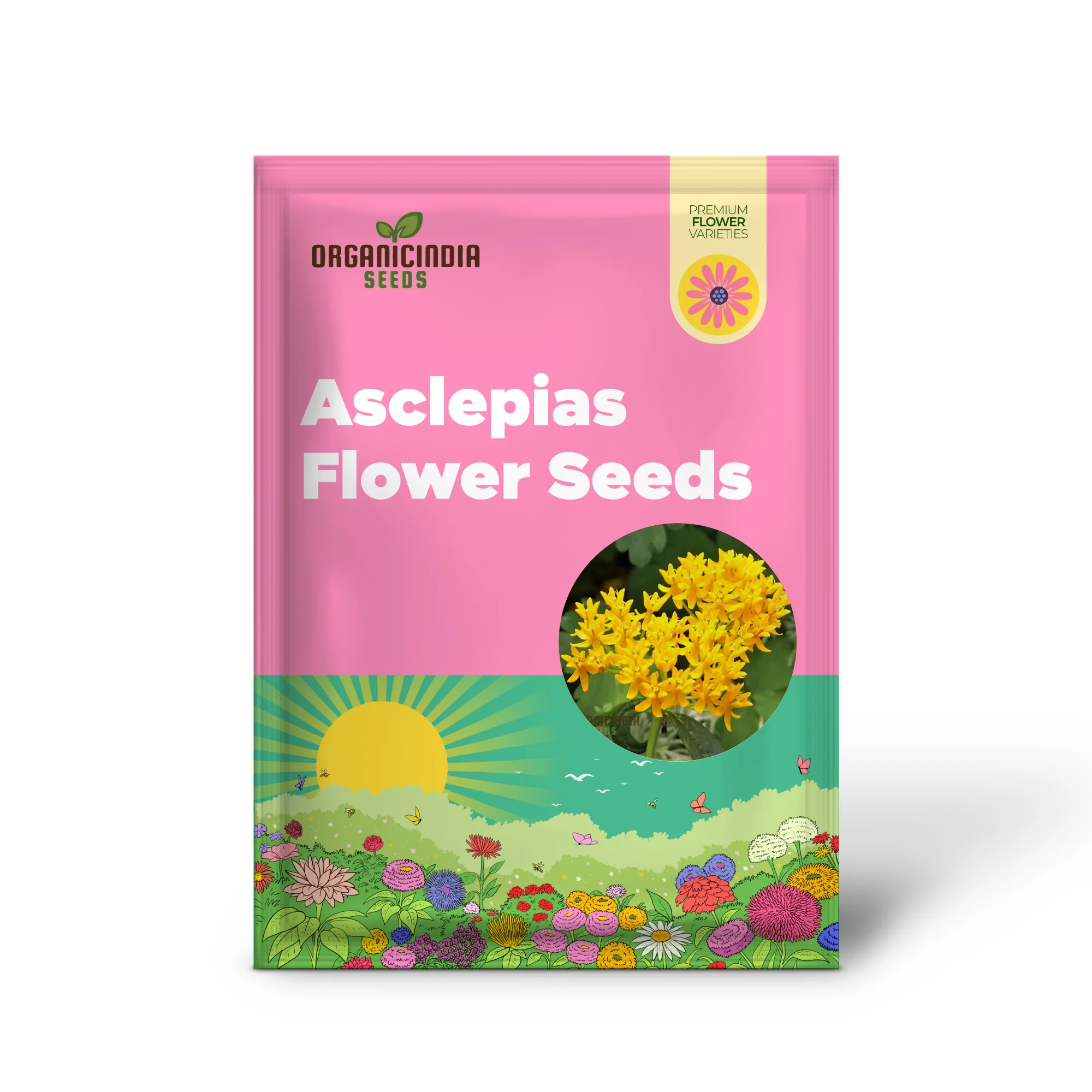 Asclepias Tuberosa 'Hello Yellow Butterfly' Flower Seeds for Planting, Premium Quality Seeds for Beautiful Butterfly Gardens - Image 2