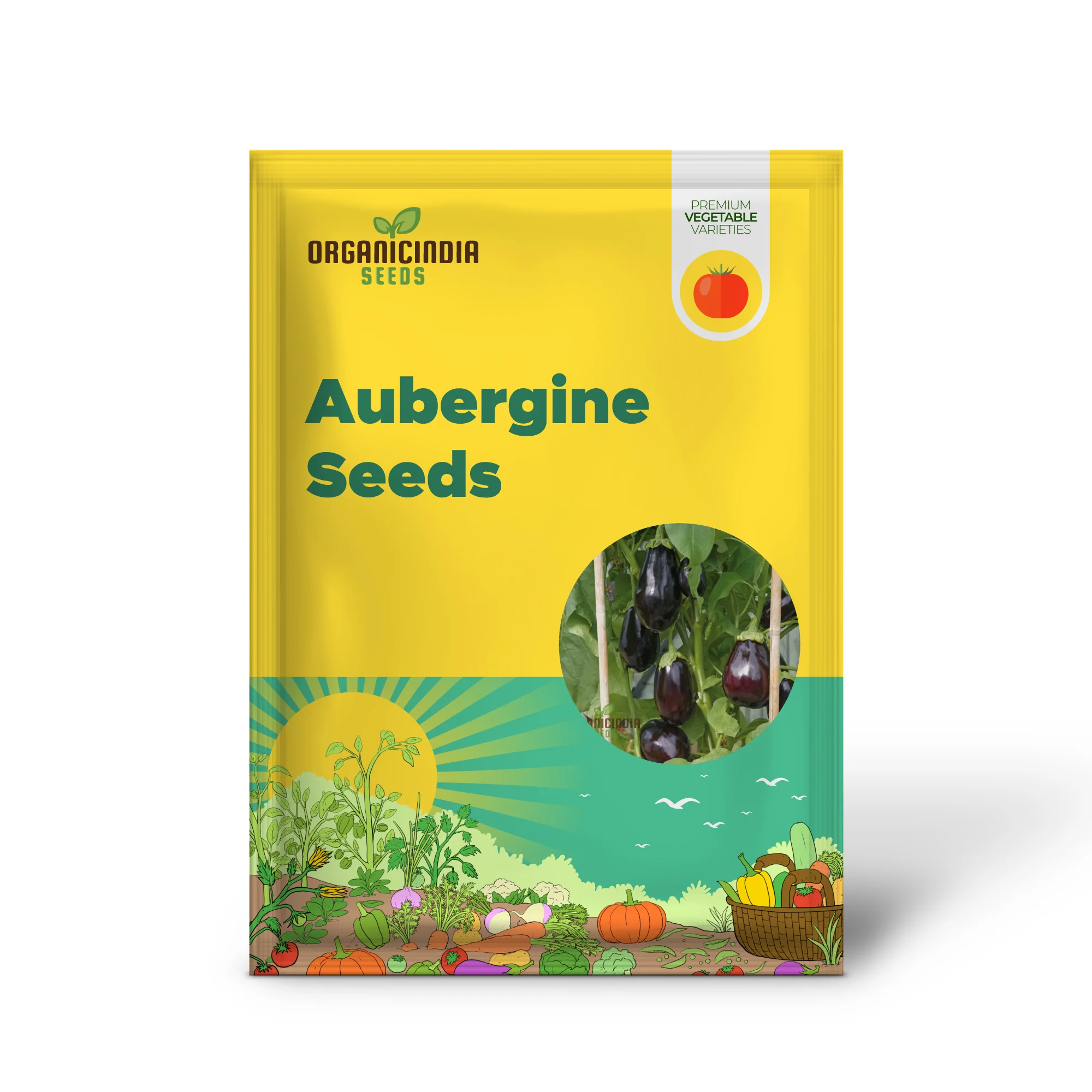 Aubergine 'Bonica' F1 Hybrid Seeds for Gardening Enthusiasts | Premium Quality Vegetable Seeds - Image 2