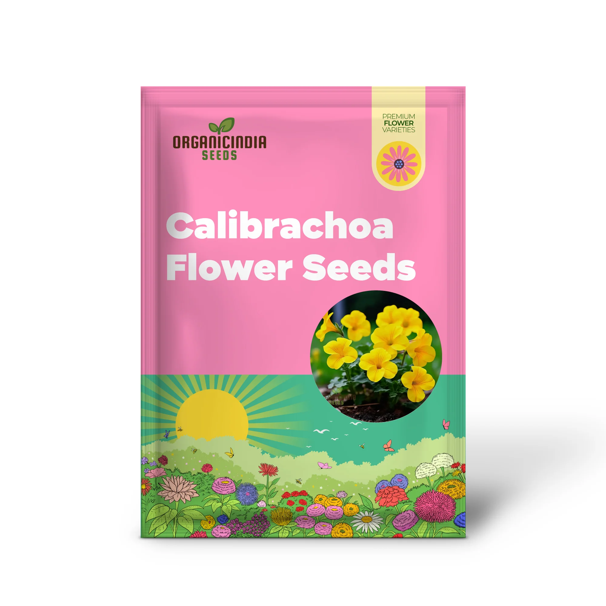 Beautiful Yellow Superbells Calibrachoa Flower Seeds, High-Quality Seeds for Vibrant Garden Blooms - Image 2