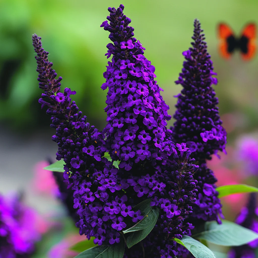 Black Knight Butterfly Bush Seeds – Deep Purple Bloom Shrub for Garden Planting - Image 2