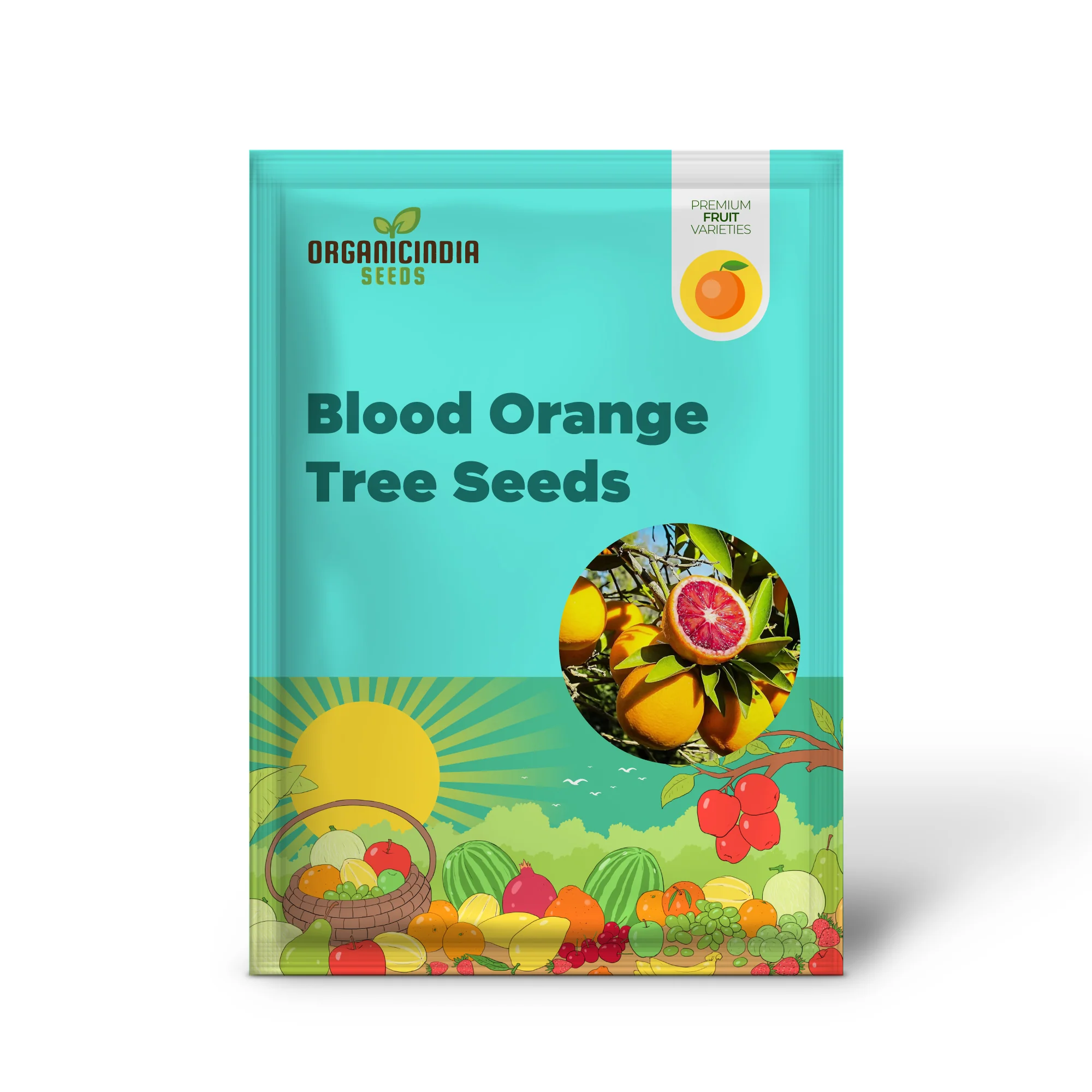Blood Orange Tree Seeds Fast Growing, Rich in Vitamin C, Juicy, GMO Free, Ideal for Containers, Patio, Indoor And Outdoor - Image 2