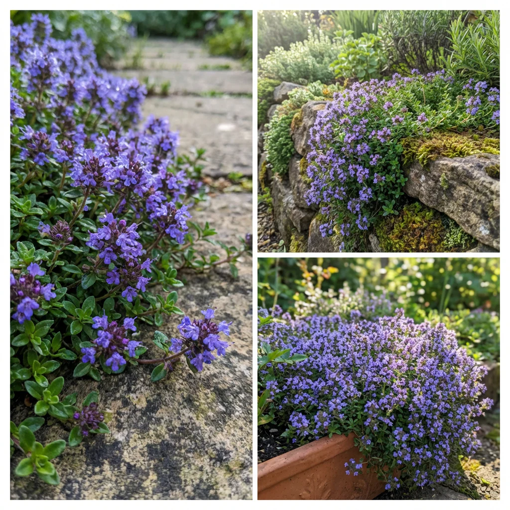 Blue Creeping Thyme Flower Seeds for Planting – Heirloom Non-GMO Seeds with High Germination for Organic Garden Ground Cover - Image 3