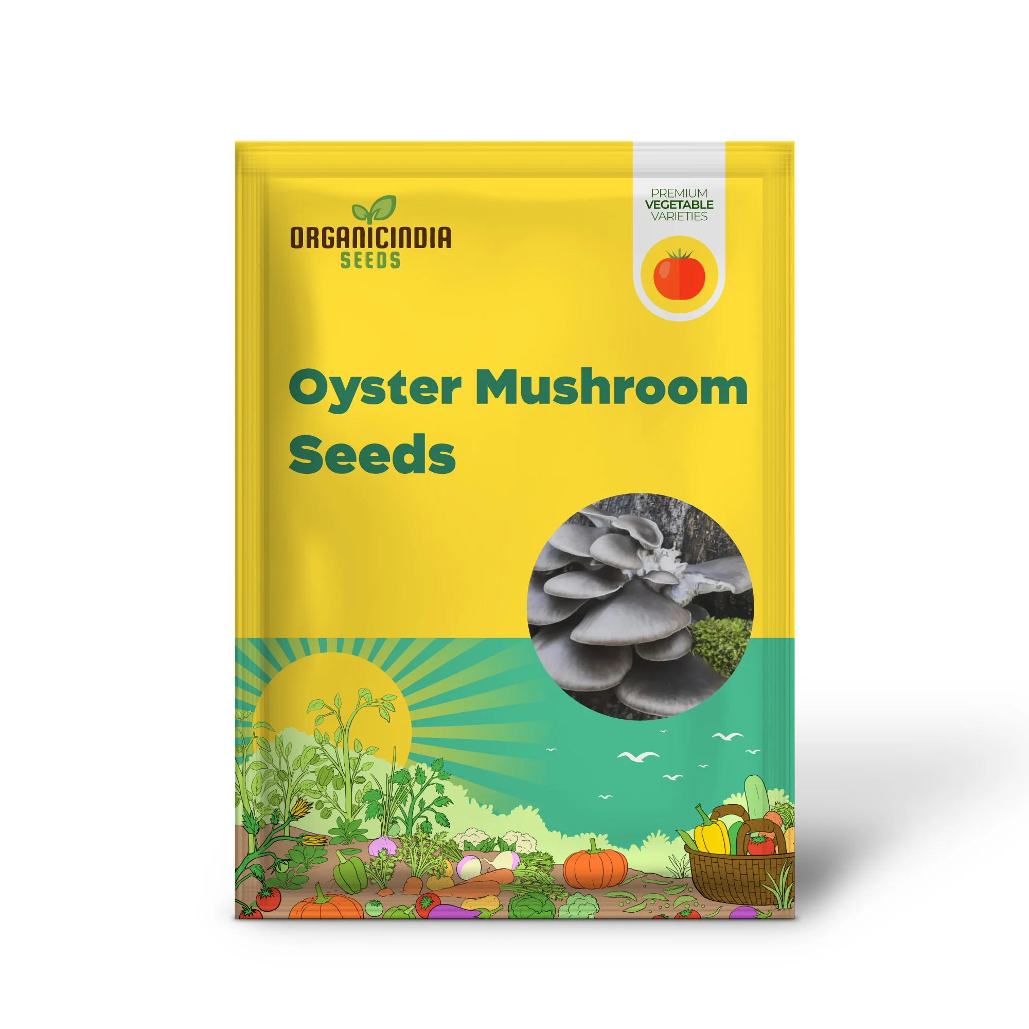 Blue-Grey Oyster Mushroom with these vegetable seeds, perfect for adding an exotic twist to your homegrown culinary adventures - Image 2