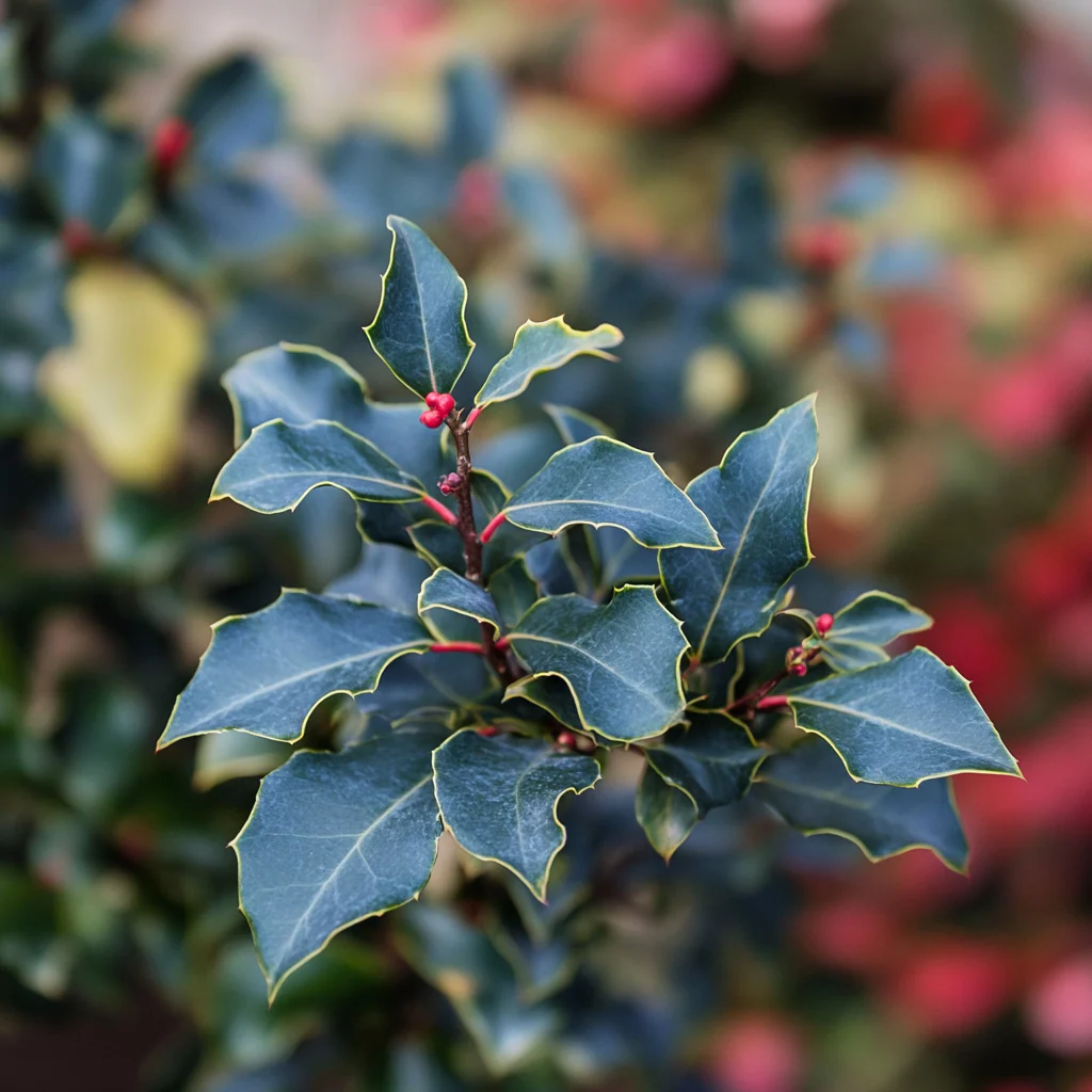 Blue Holly Seeds – Ilex × meserveae Cold-Hardy Evergreen with Blue-Green Foliage