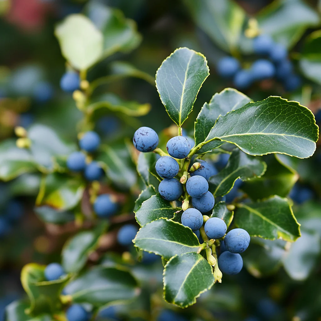 Blue Holly Seeds – Ilex × meserveae Cold-Hardy Evergreen with Blue-Green Foliage - Image 2