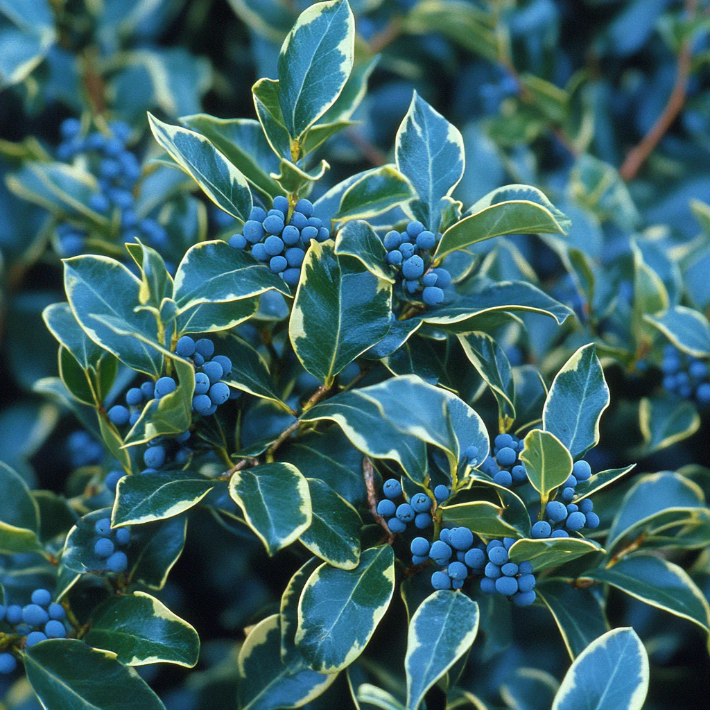 Blue Holly Seeds – Ilex × meserveae Cold-Hardy Evergreen with Blue-Green Foliage - Image 3