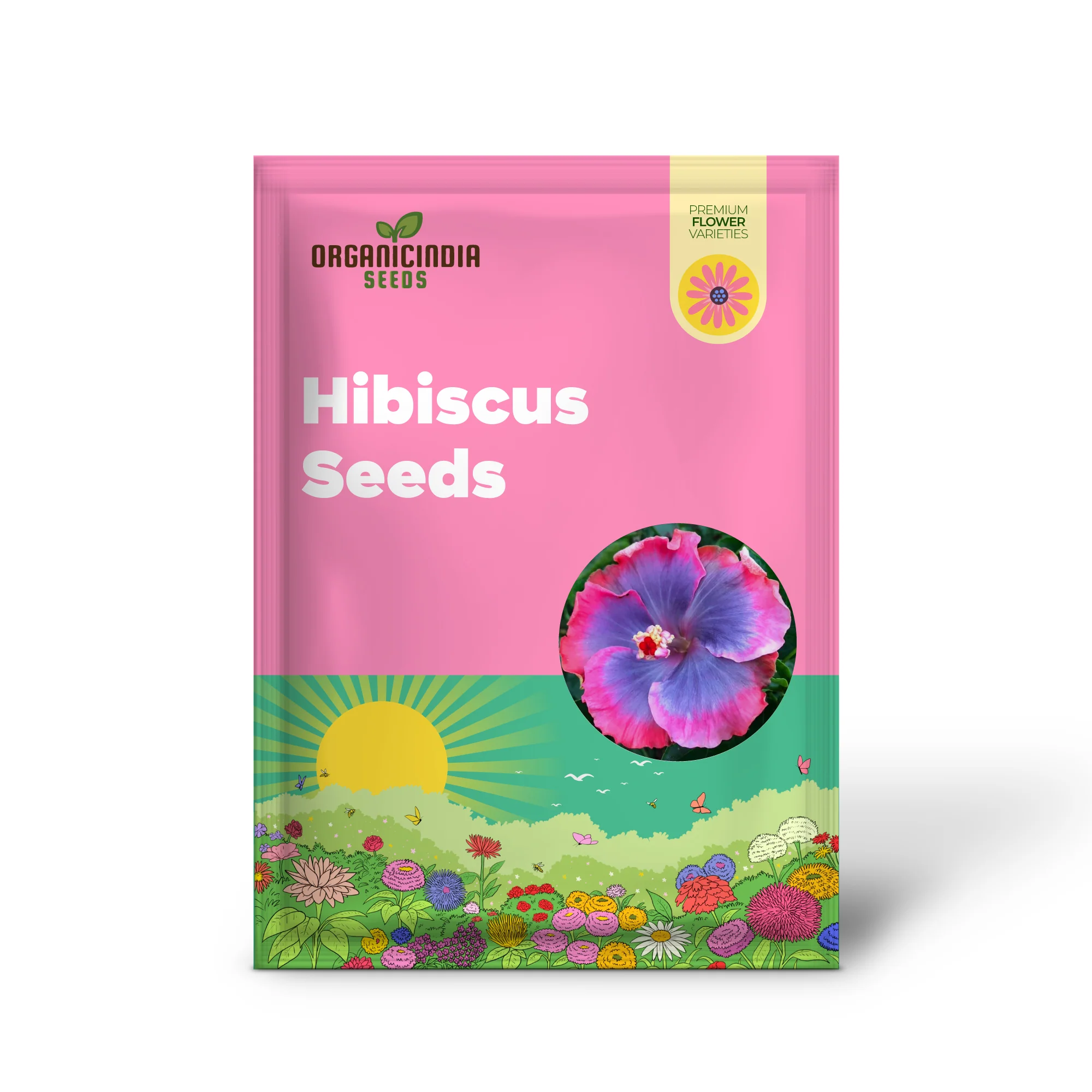 Blue Pink Purple Hibiscus Seeds  Perennial, Deer Resistant, Attracts Butterflies And Hummingbirds, Low Maintenance for Beds, Borders, Patio, Containers - Image 2
