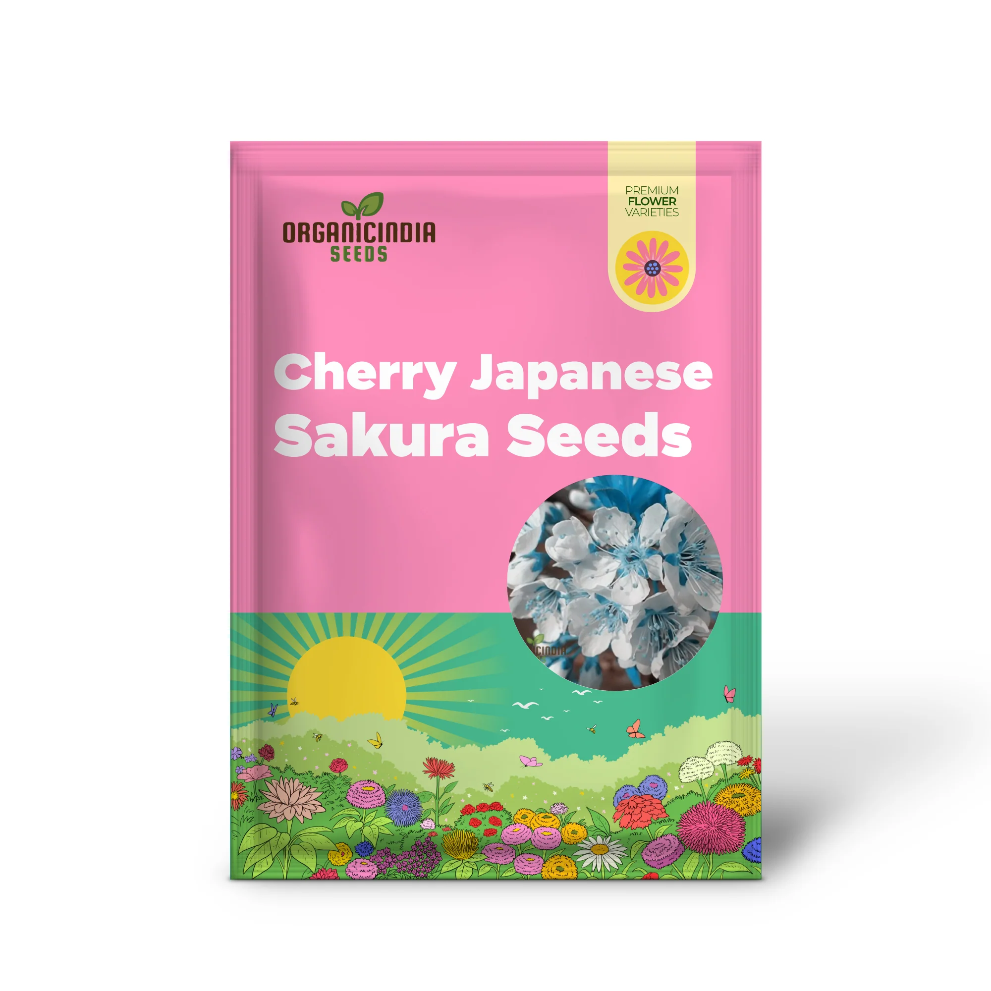 Blue Sky White Cherry Japanese Sakura Seeds for Gardening Enthusiasts - Premium Quality Seeds - Image 2
