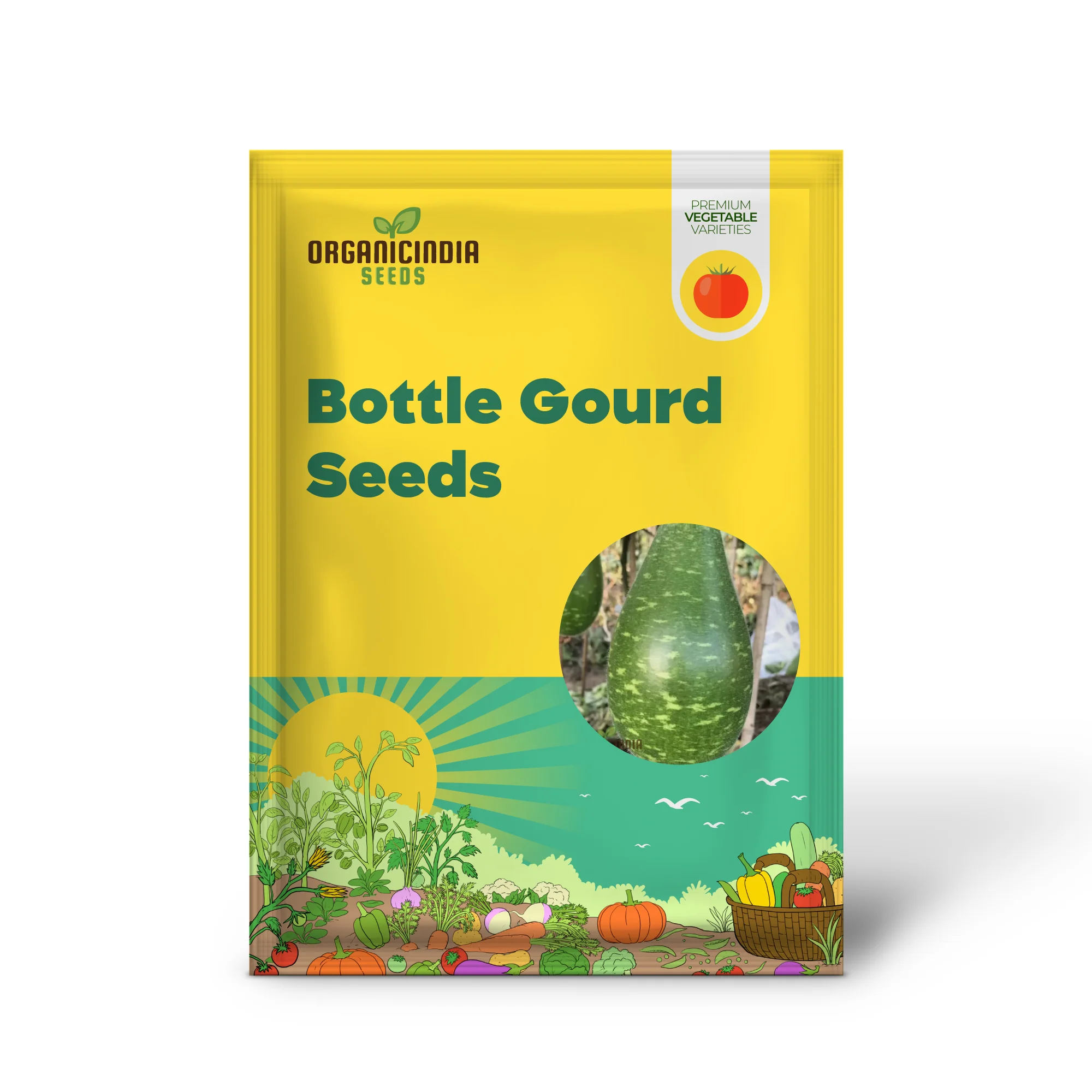 Bottle Gourd Speckled Long Green White Seeds - Planting Guide Included, Rare Varietal for Your Garden - Image 2