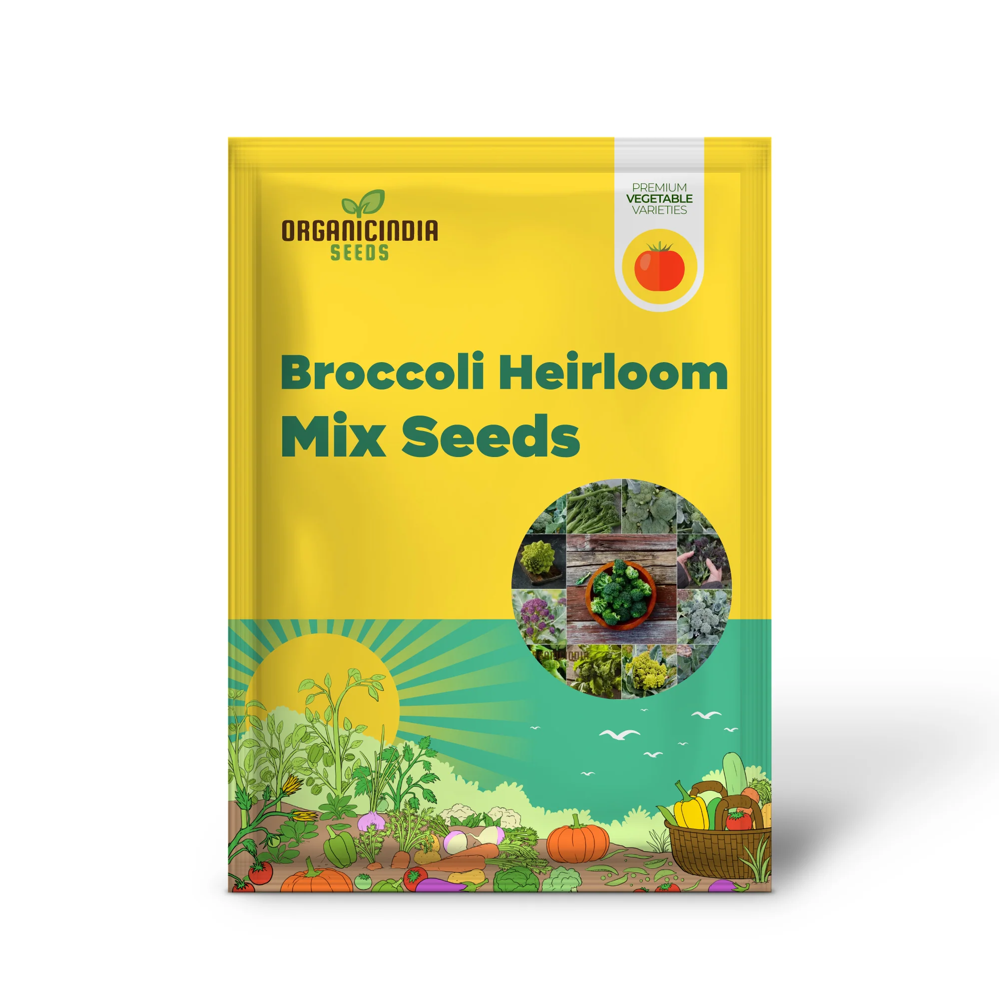 Broccoli - Heirloom Mix Vegetable Seeds For Planting, Diverse Varieties for a Nutritious Garden - Image 2