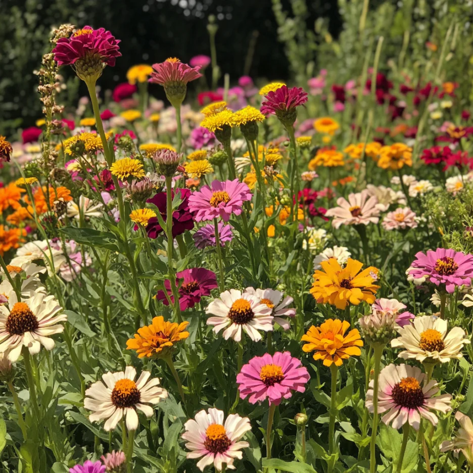 Cactus-Flowered Zinnia Seeds – Unique Spiky-Petaled Blooms for Garden Planting - Image 2