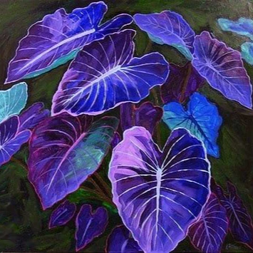 Caladium Bicolor Blue Mix Seeds – Vibrant Tropical Foliage for Shade Gardens & Containers
