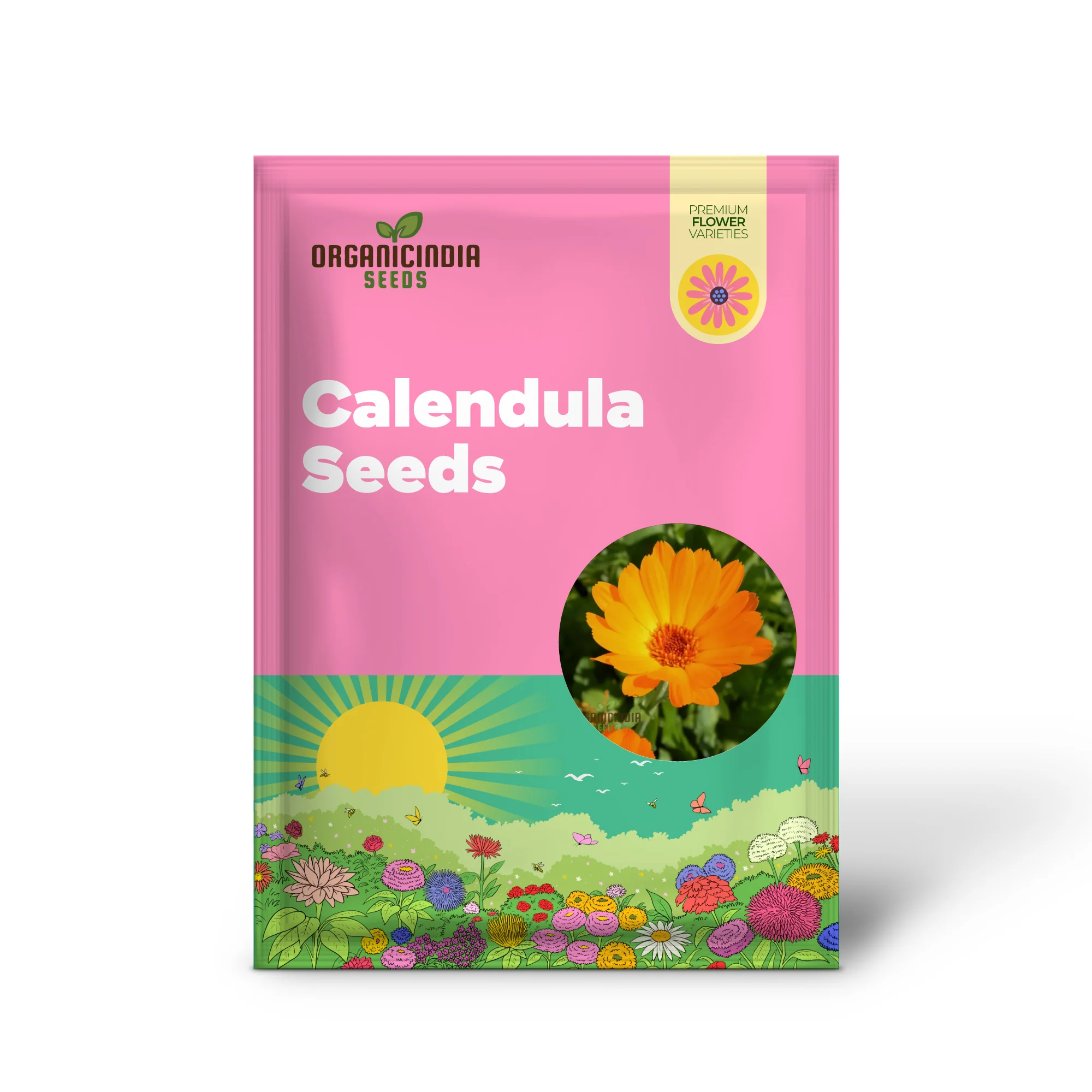 Calendula 'Winter Sun' Seeds for a Burst of Color in Your Garden – Elevate Your Gardening Experience with Vibrant Blooms! - Image 2