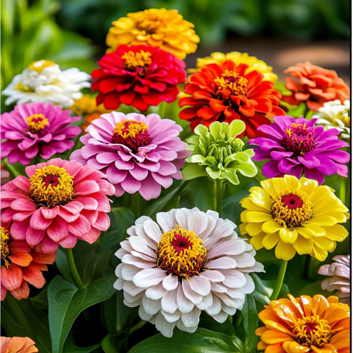 Zinnia Seeds (California Giant Zinnia Seeds) - Large Vibrant Blooms with Broad Petals - Image 5