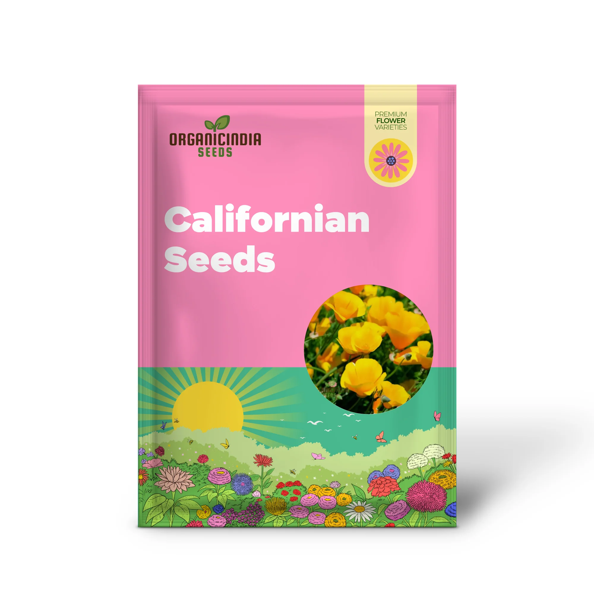 Californian Poppy - Golden West Seeds for Planting and Gardening - Image 2