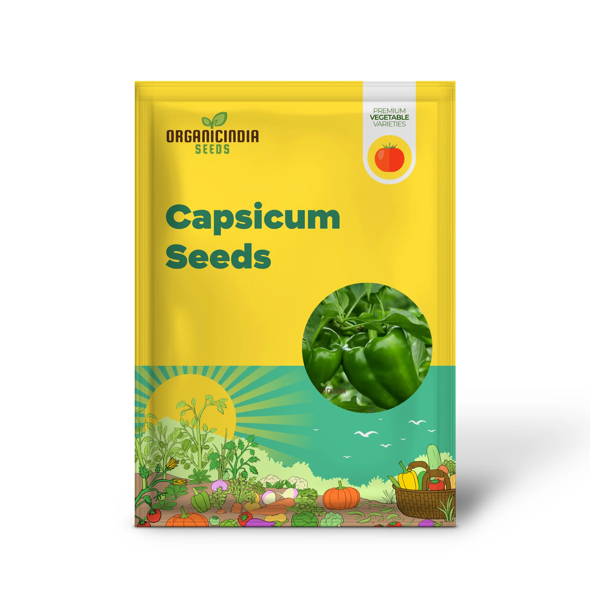 Capsicum Green Vegetable Seeds for Planting 100 pcs - Image 2