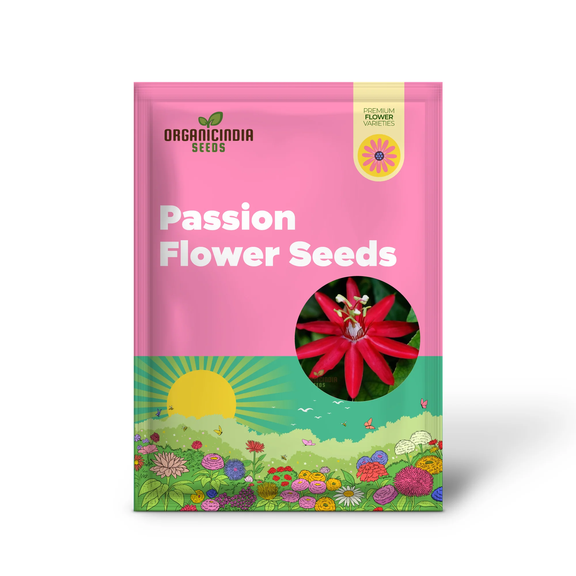 Captivating Red Passion Flower Seeds, Infuse Your Garden with Striking Beauty, Perfect for Planting and Gardening Enthusiasts - Image 2