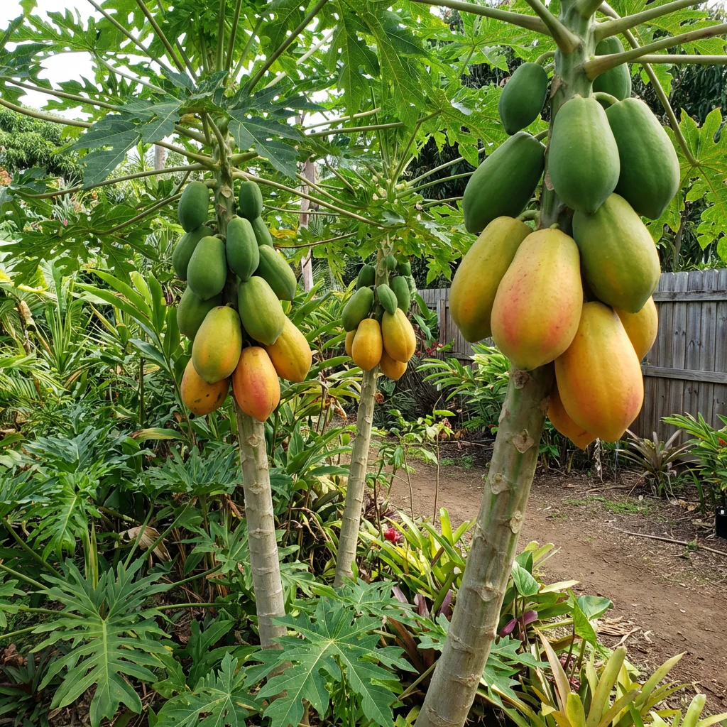 Carica papaya Red Lady Variety Seeds – Taiwan Papaya Fruit Seeds for Garden Planting - Image 3