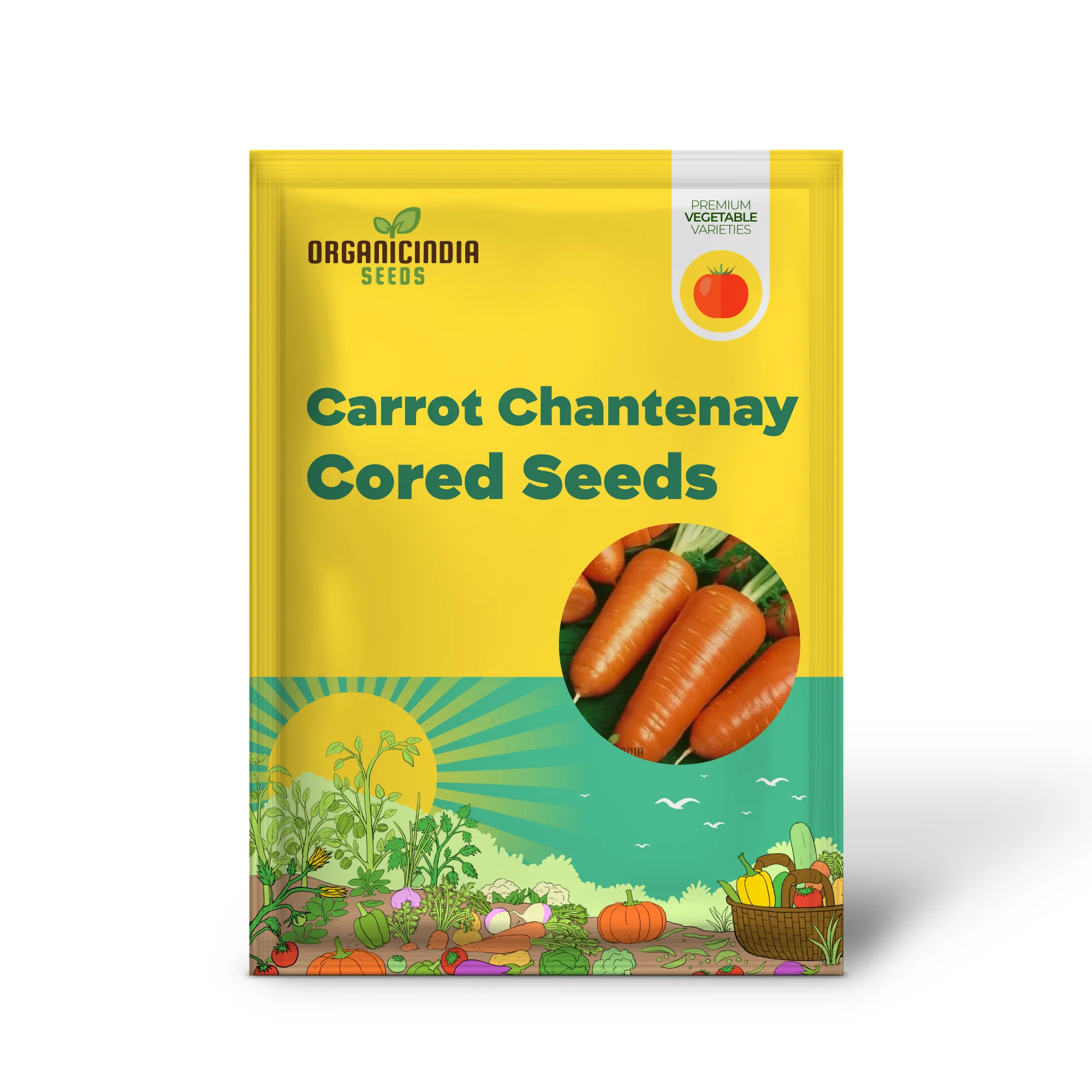CARROT CHANTENAY RED CORED 2 Seeds for Your Gardening Needs - Image 2