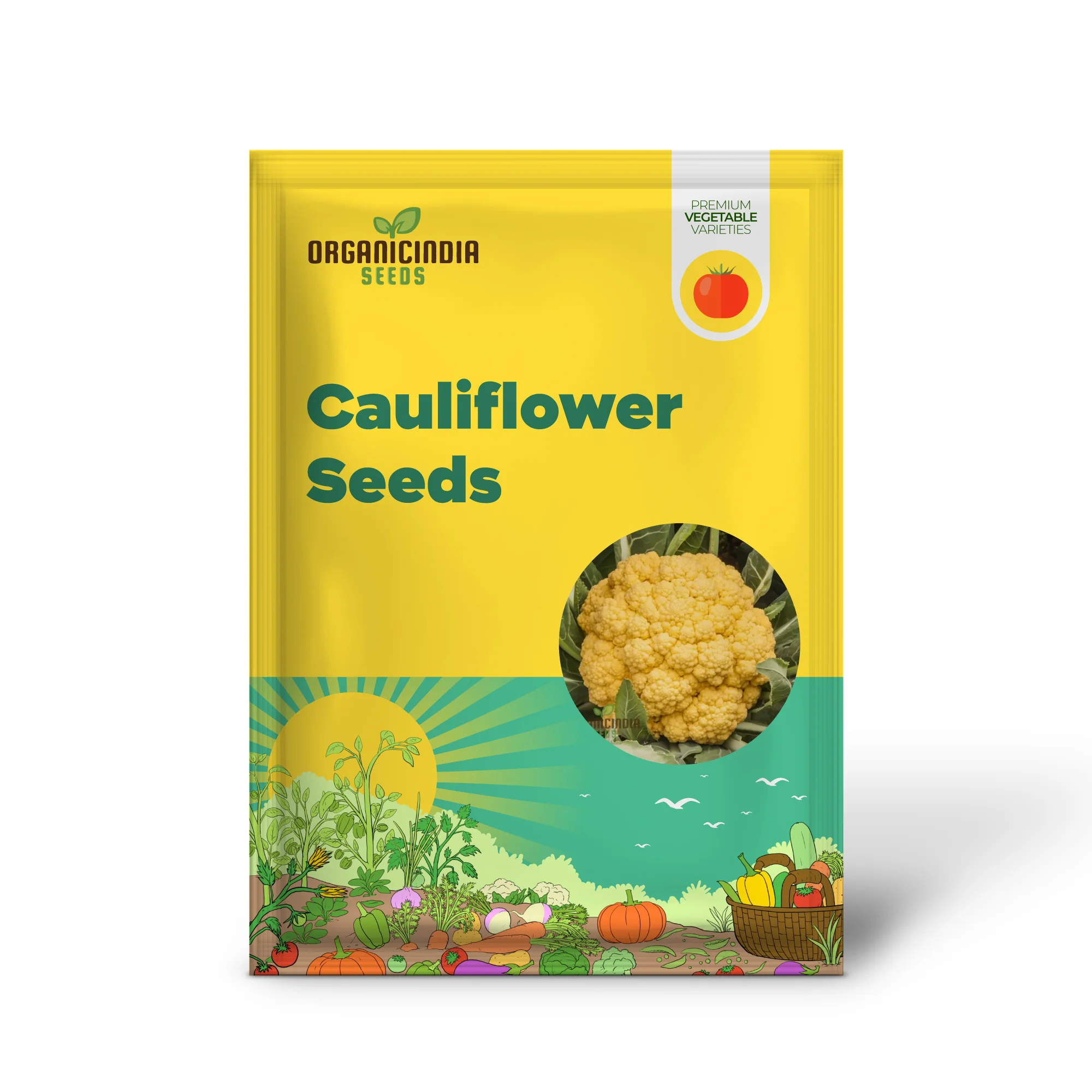 Cauliflower Sunset Seeds - Grow Vibrant and Nutritious Orange Cauliflower - Image 2
