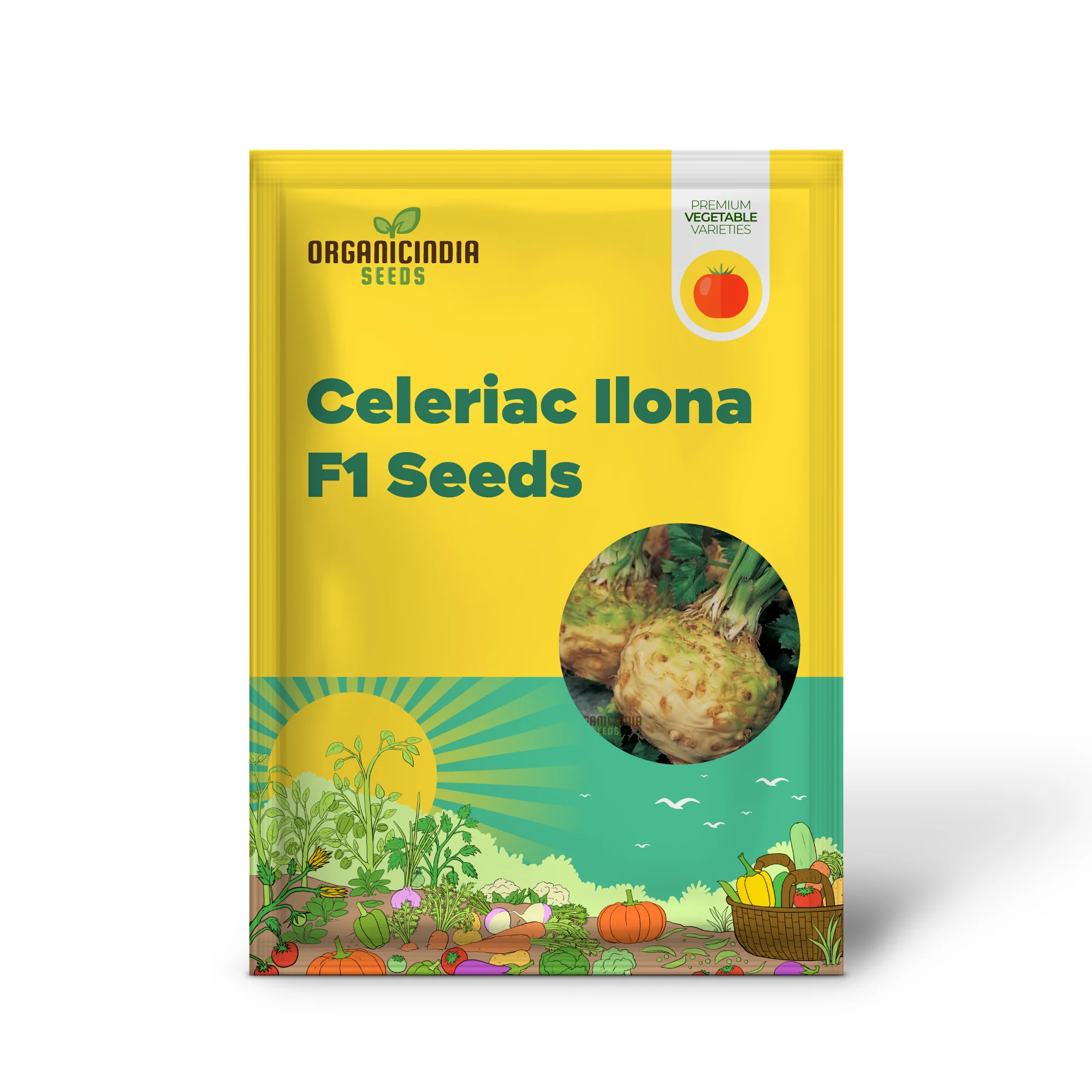 Celeriac Ilona F1 Seeds For Planting, Premium Vegetable Seeds for Growing High-Quality Celeriac with Rich Flavor - Image 2