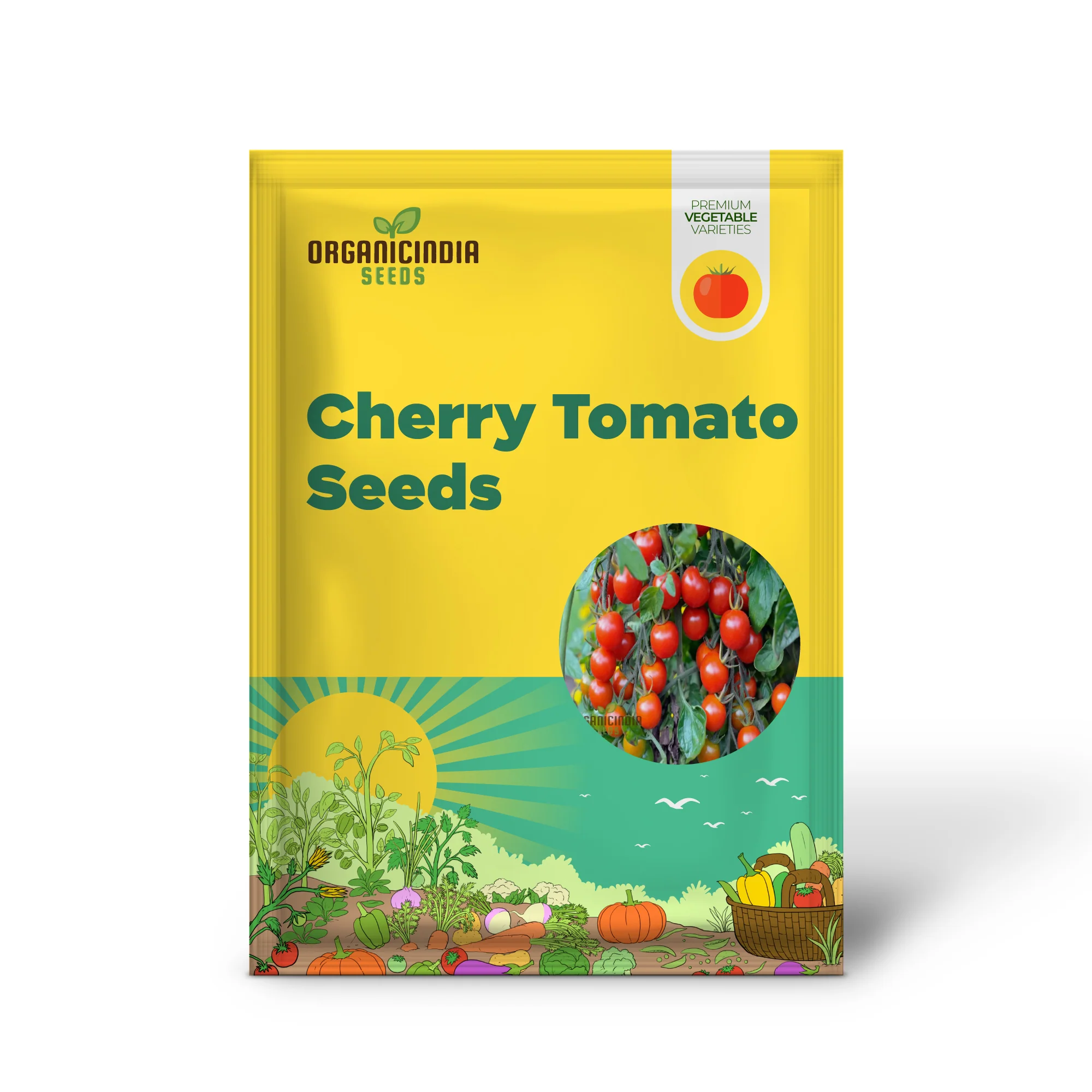 Cherry Tomato Vegetable Seeds - Sweet, Juicy Tomatoes for Your Home Garden - Image 2