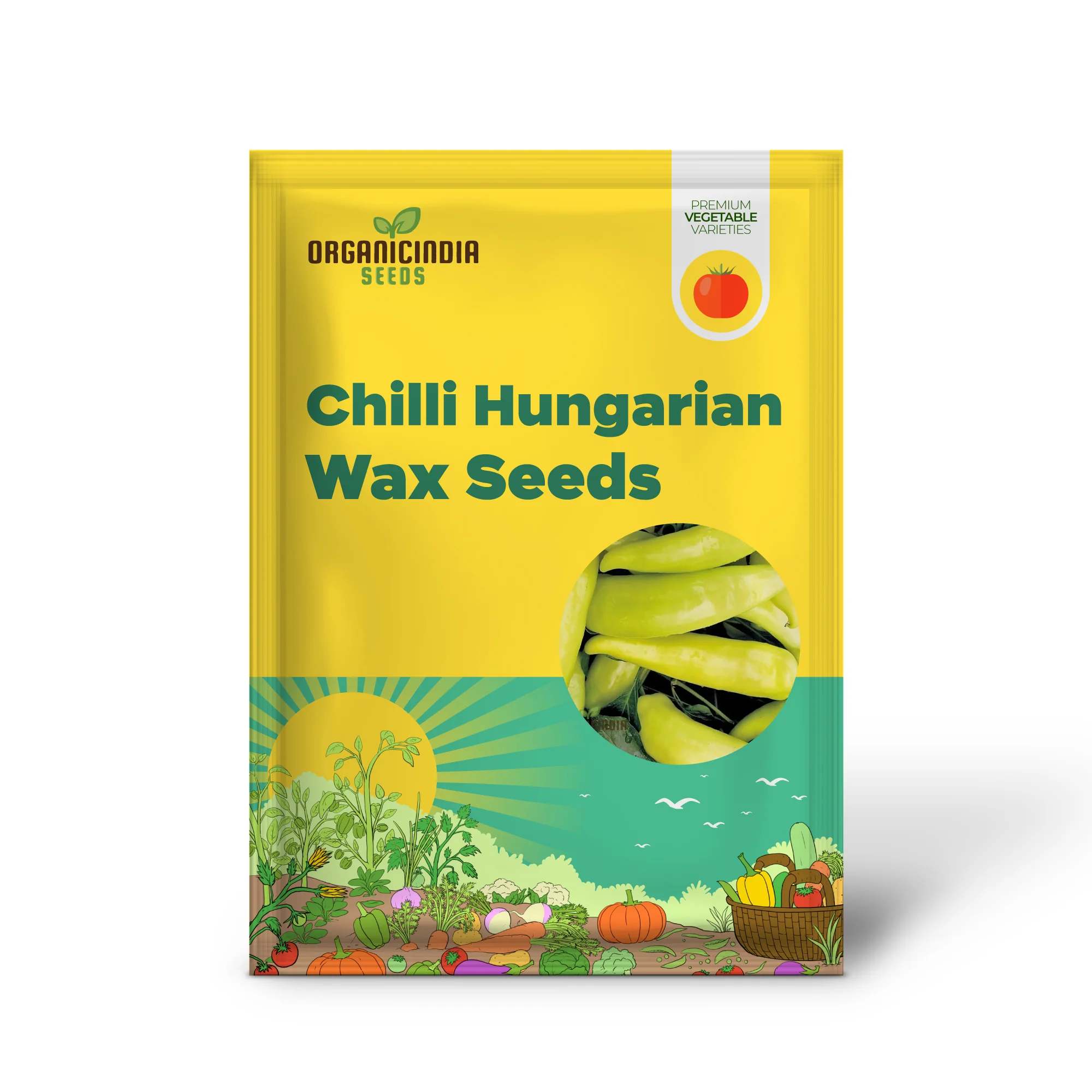 Chilli - Hungarian Yellow Wax Hot Seeds for Planting, Gardening, Premium Quality Seeds - Image 2