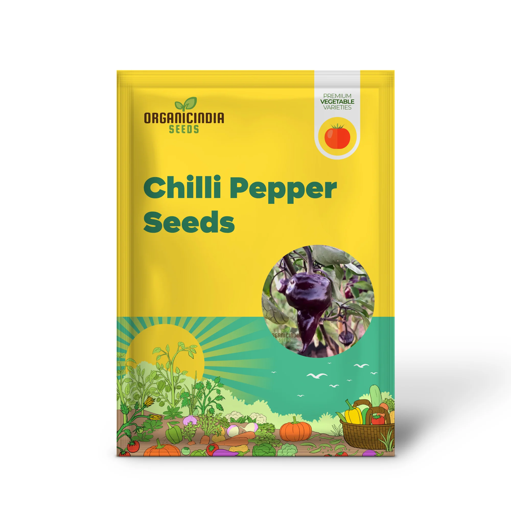 Chilli Pepper - Purple UFO Seeds for Gardening Enthusiasts | Unique Varietal for Spicy Delights - Image 2