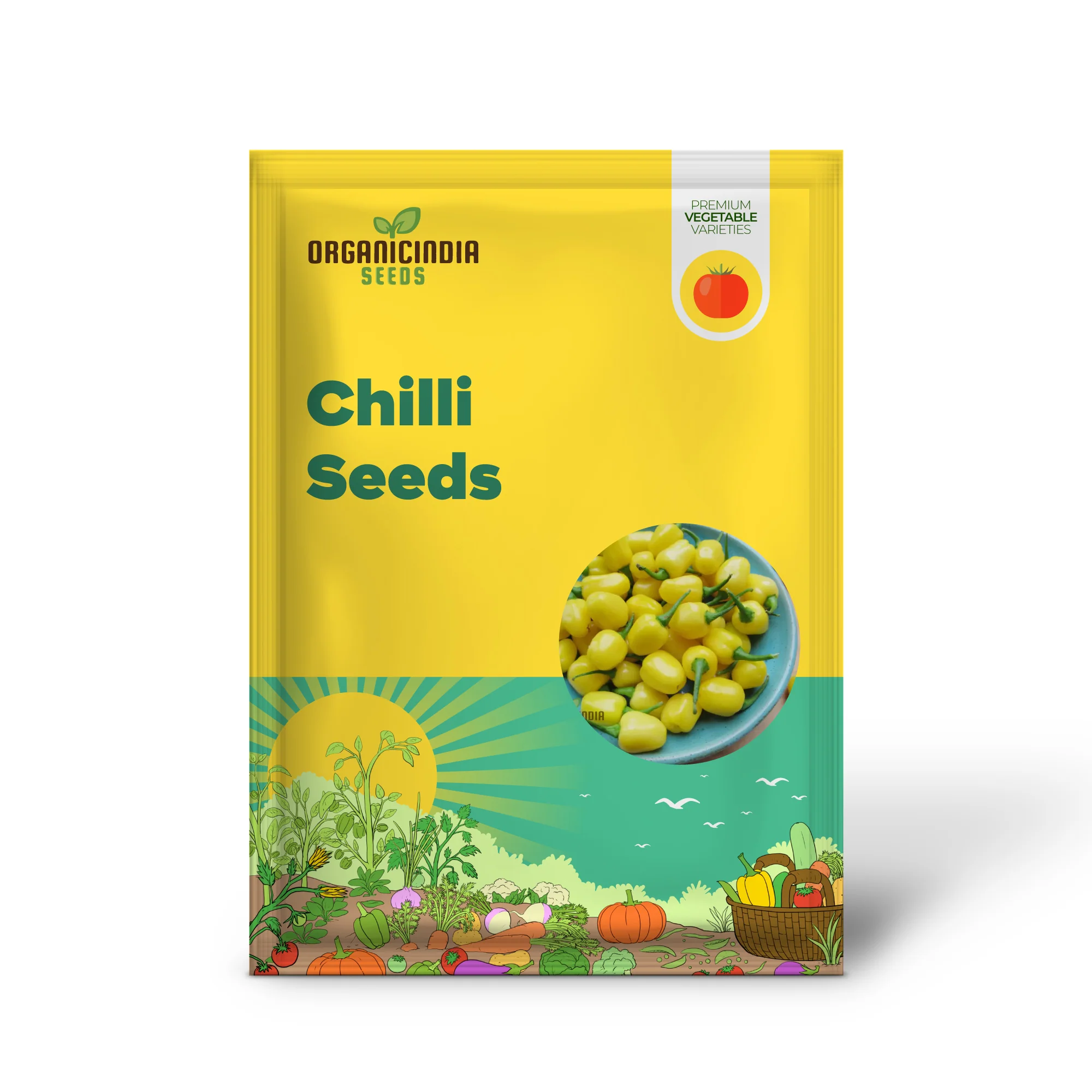 Chilli Seeds - Habanero Yellow Jelly Bean for Planting & Gardening - Image 2
