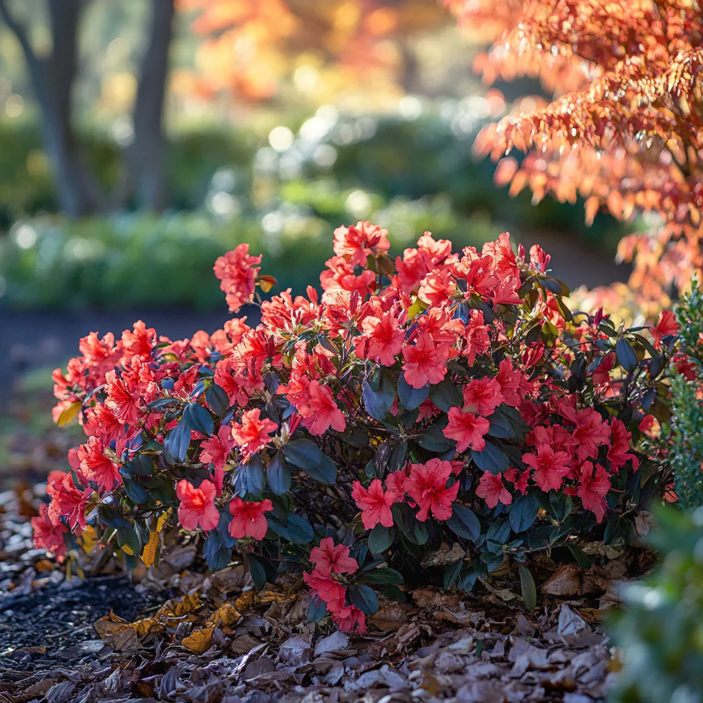 Cold Hardy Red Azalea Seeds – Fiery Red Blooms with Colorful Fall Foliage - Image 3