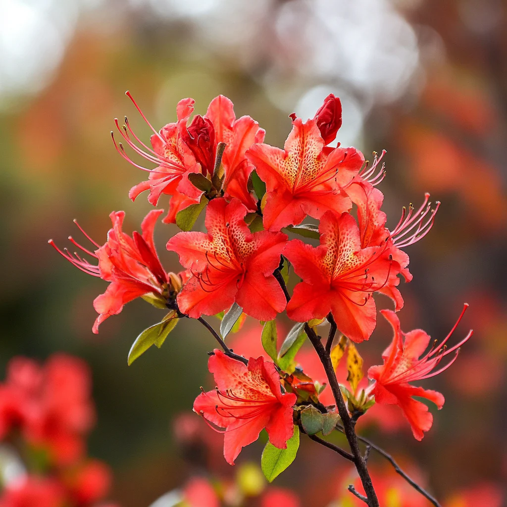 Cold Hardy Red Azalea Seeds – Fiery Red Blooms with Colorful Fall Foliage - Image 4