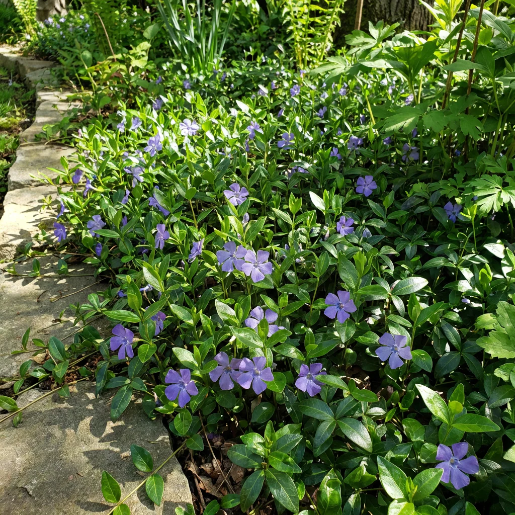 Common Periwinkle Vinca Minor (Vinca minor) Flower Seeds – Easy-Grow Perennial Blooms - Image 3