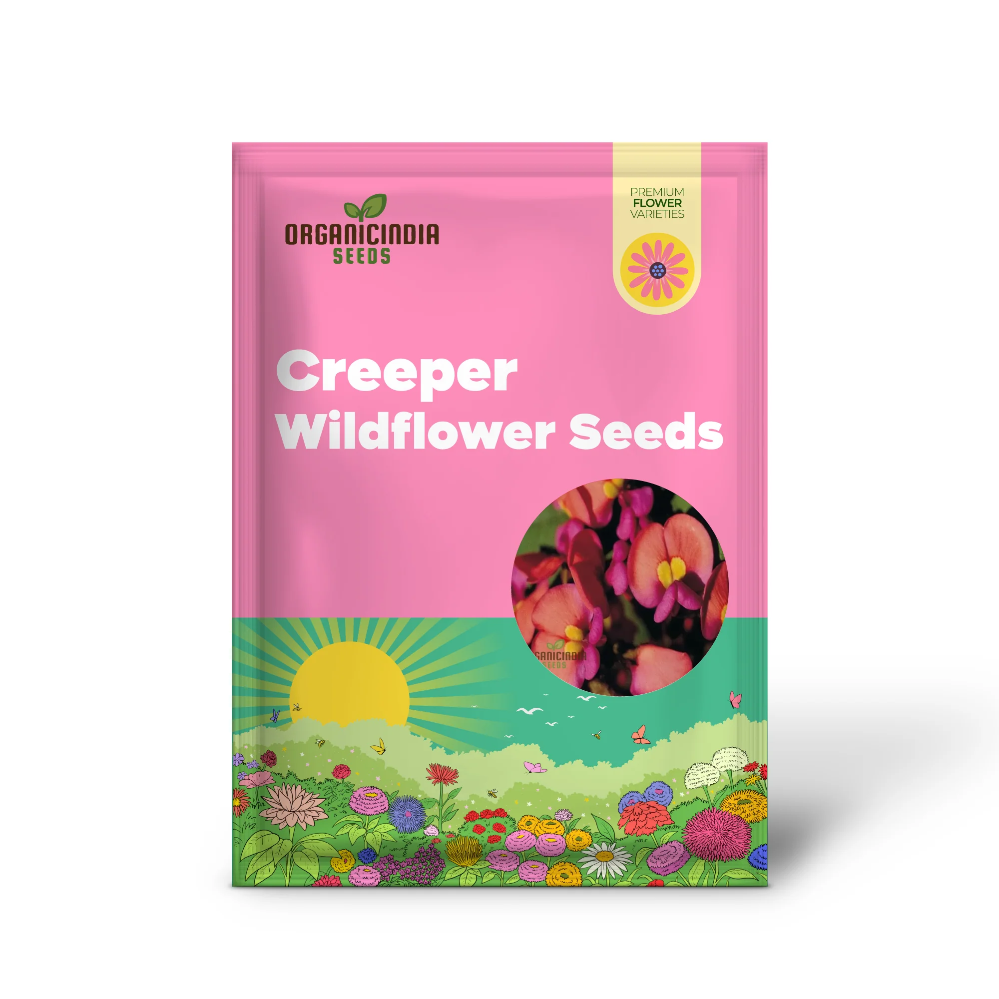 Coral Creeper Wildflower Seeds for Gardening Enthusiasts - Premium Quality Seeds for Vibrant Garden Blooms - Image 2