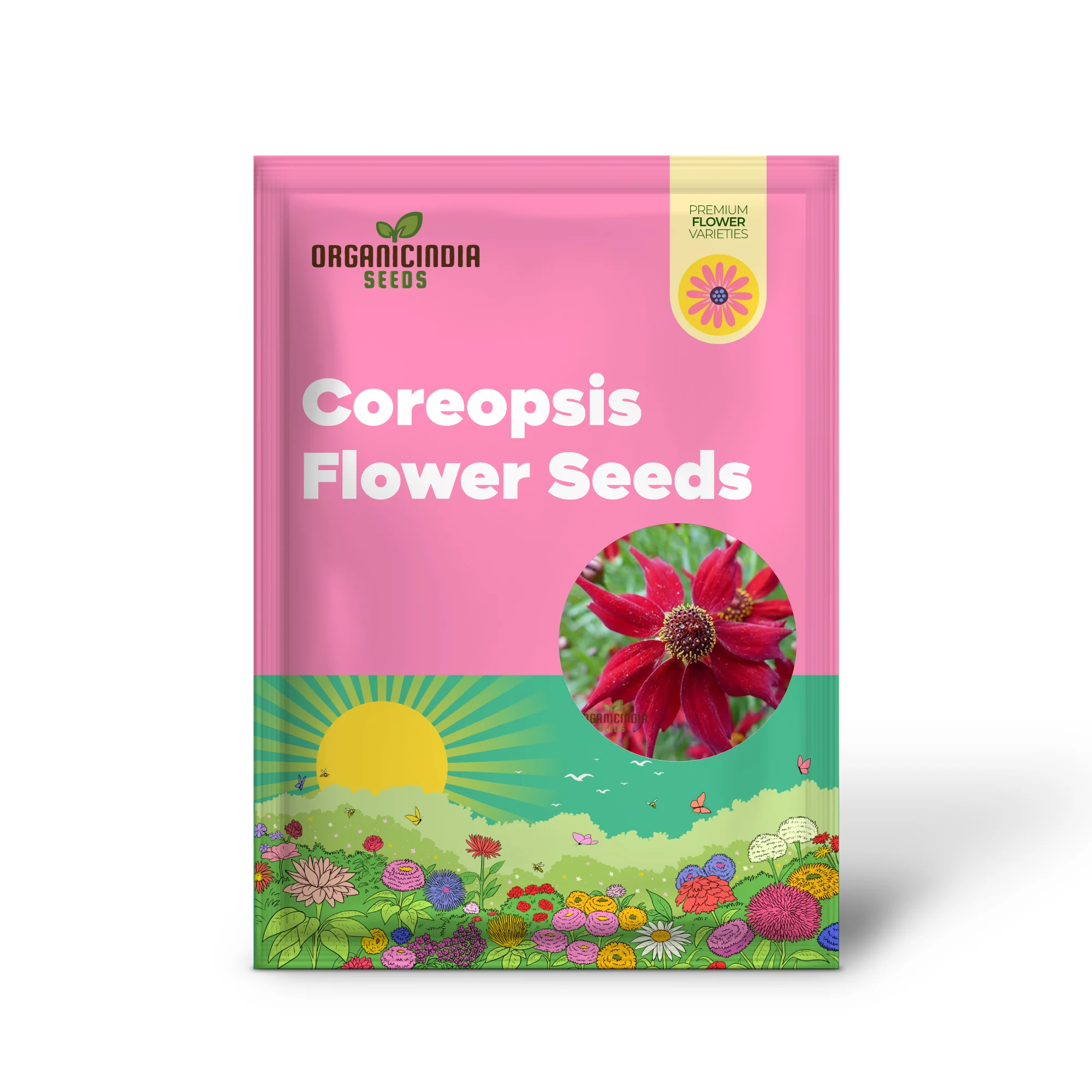 Coreopsis Red Flower Seeds for Planting, A Complete Guide to Growing Vibrant Red Coreopsis Blooms - Image 2