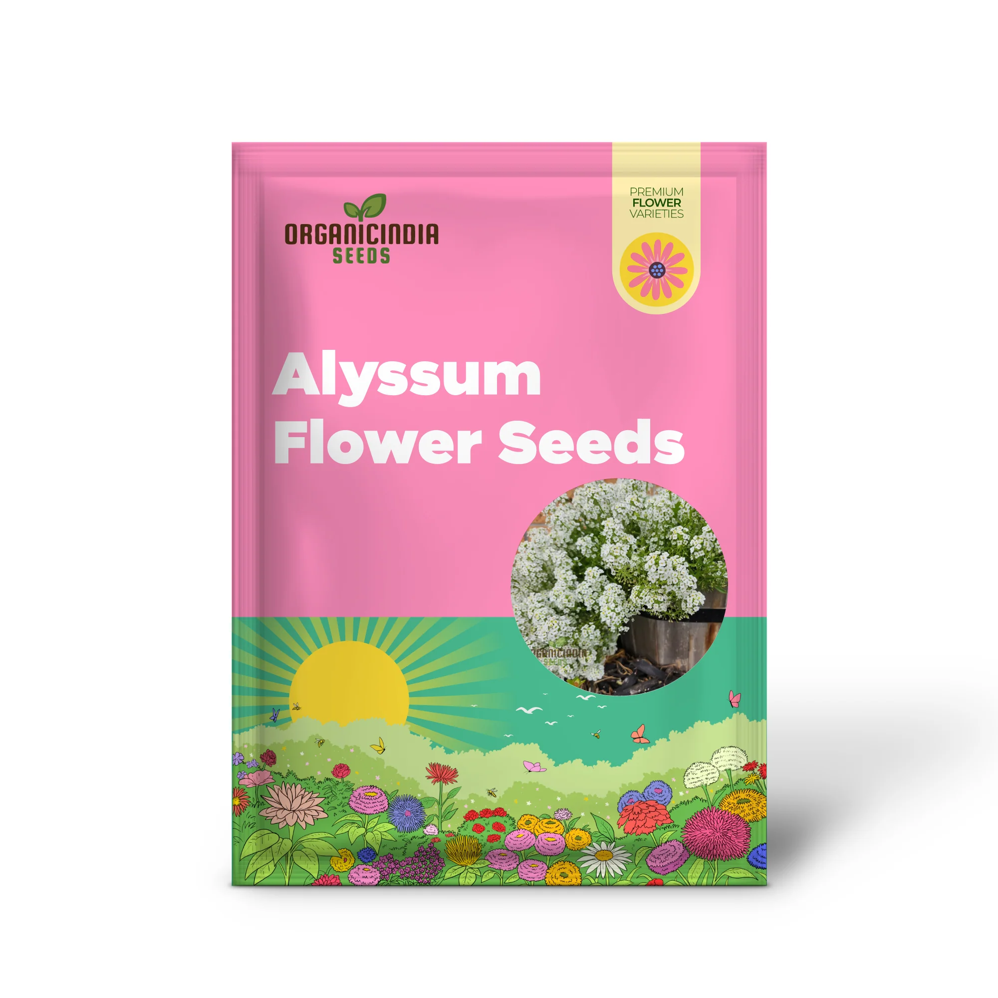 Create a Carpet of Blooms, Sweet Alyssum Flower Seeds - Ideal for Planting and Gardening to Transform Your Garden with Fragrant Beauty - Image 2