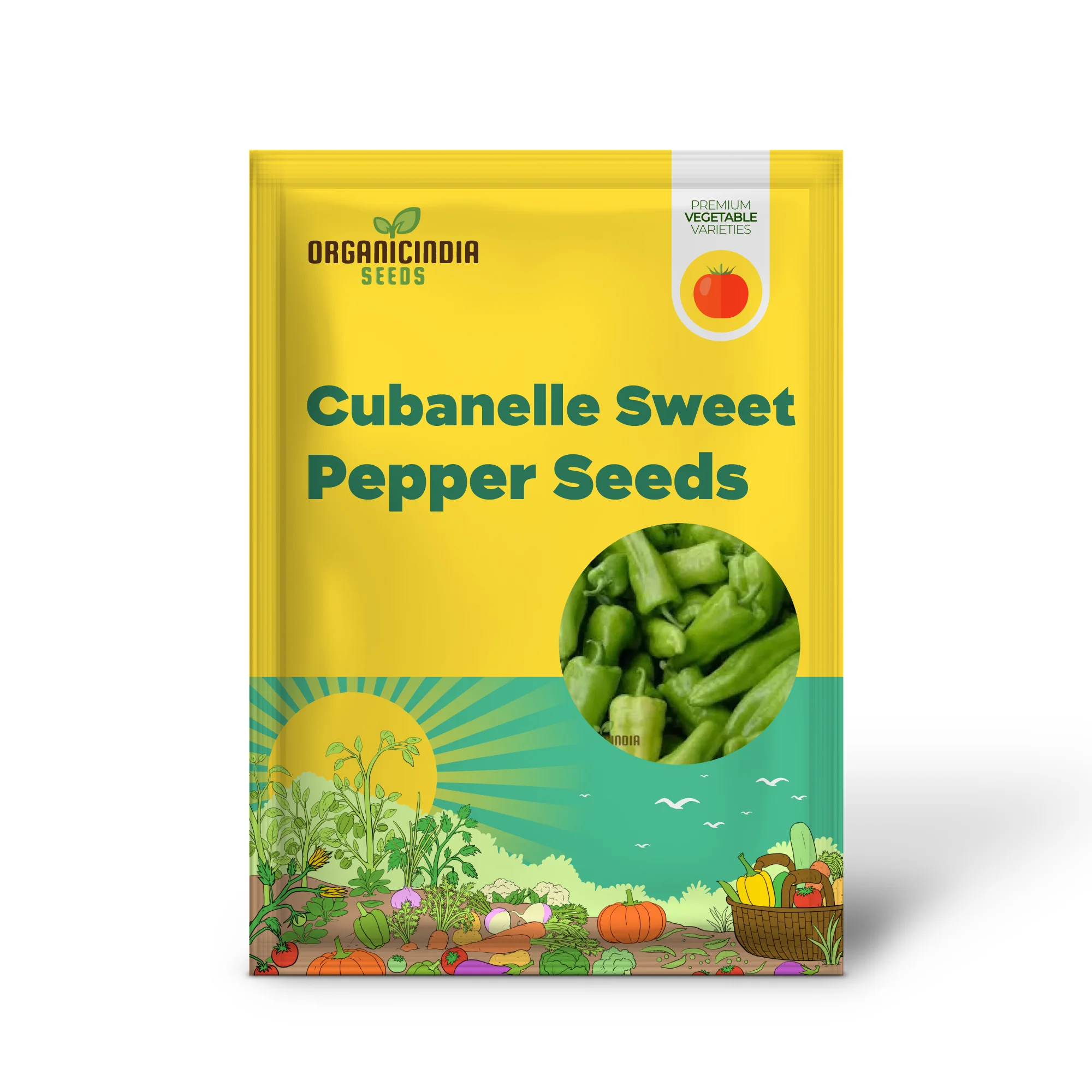 Cubanelle Sweet Pepper Seeds - Premium Quality Seeds for Gardening - Image 2