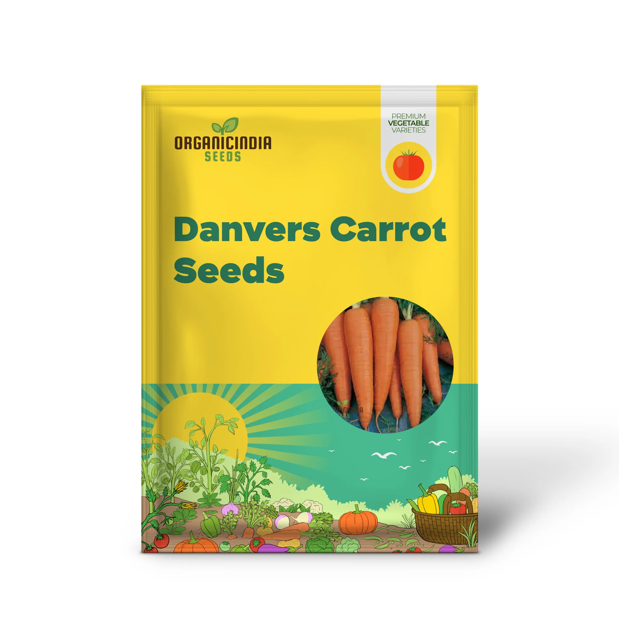 Danvers Carrot Seeds For planting - Premium Heirloom Variety for Bountiful Gardens | Shop Organic Gardening Supplies" - Image 2