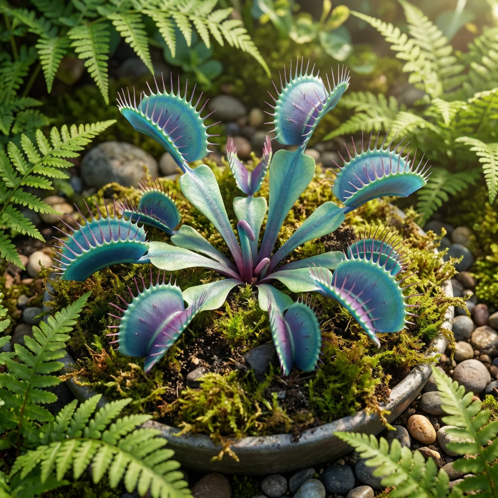 Dionaea muscipula Blue Green Venus Flytrap Seeds for Planting – Exotic Carnivorous Plant - Image 3
