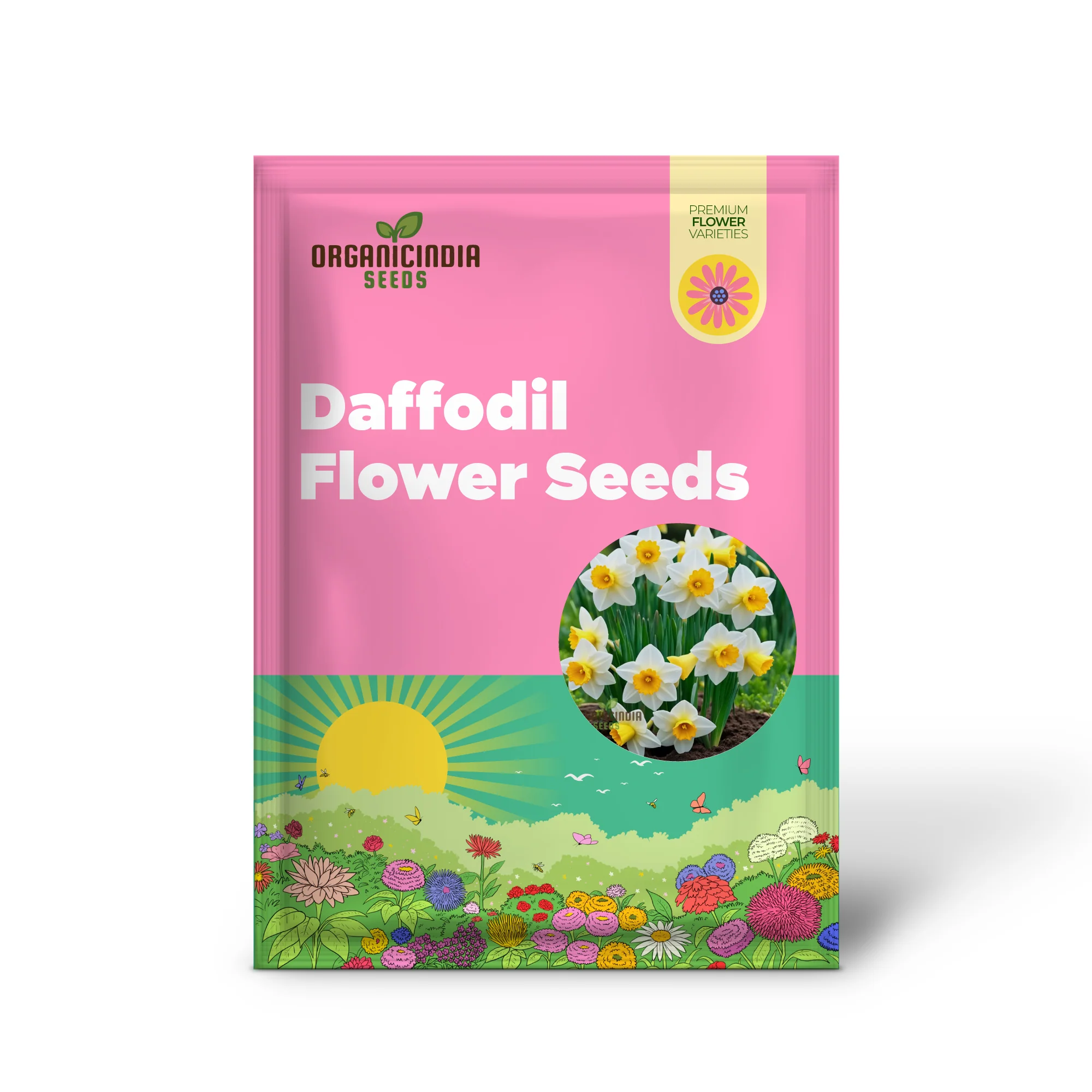 Double Petals Narcissus Daffodil Flower Seeds, Plant Your Own Stunning Blooms - Image 2