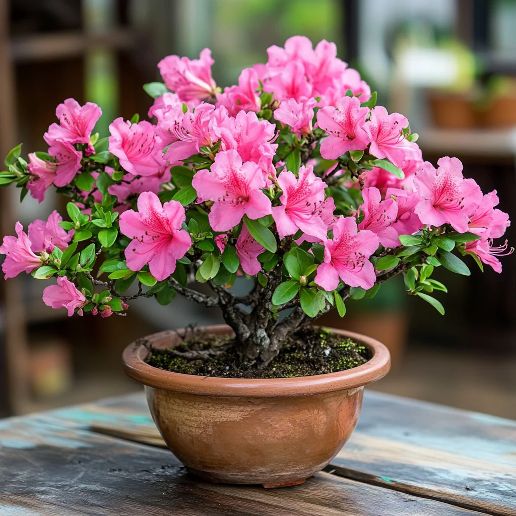 Dwarf Japanese Azalea Seeds – Deep Pink Flowering Shrub with Dense Compact Growth